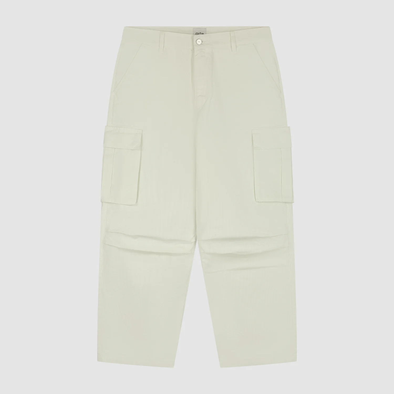 Pantalon cargo en ribstop - Crème