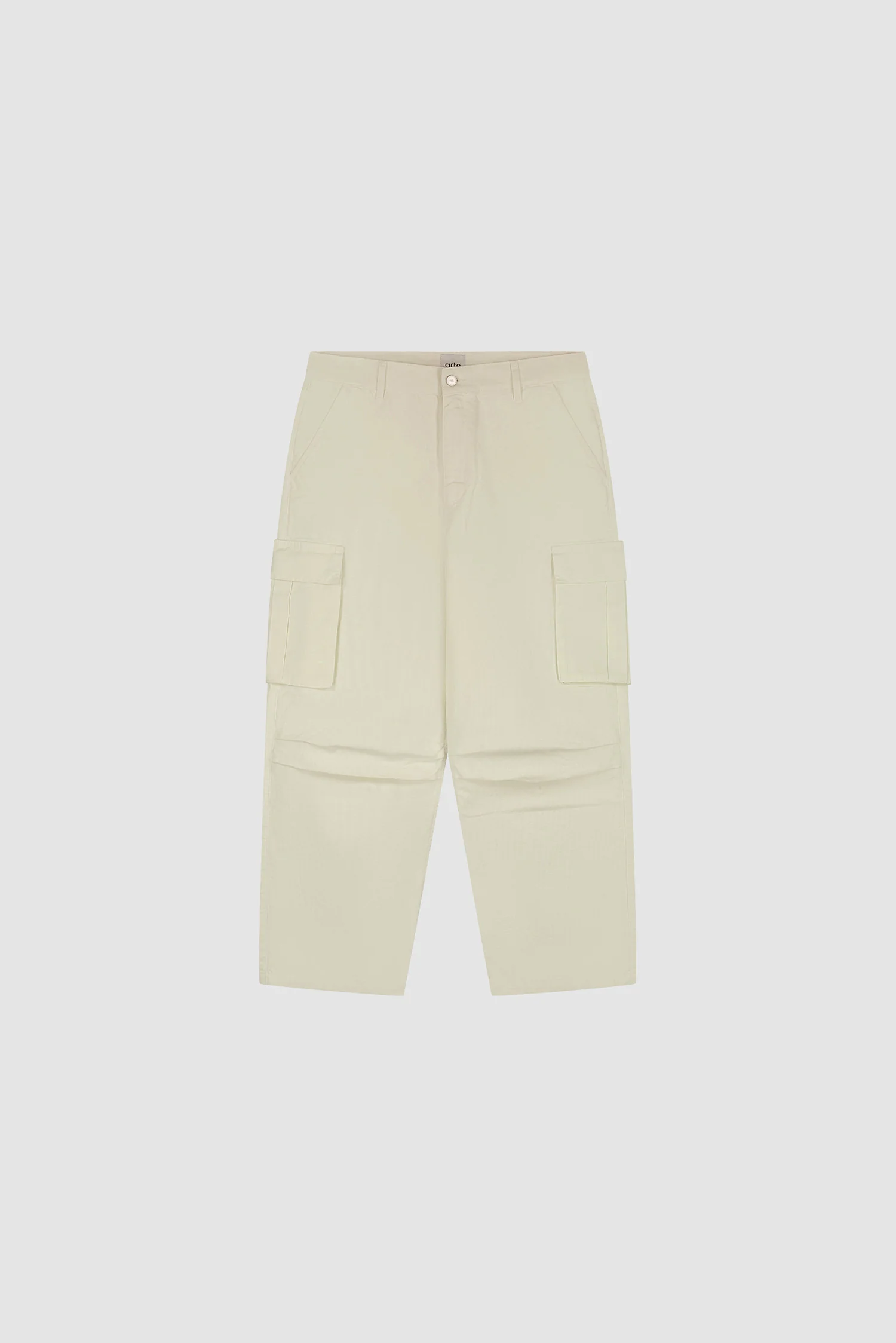 Pantalon cargo en ribstop - Crème - Image 11