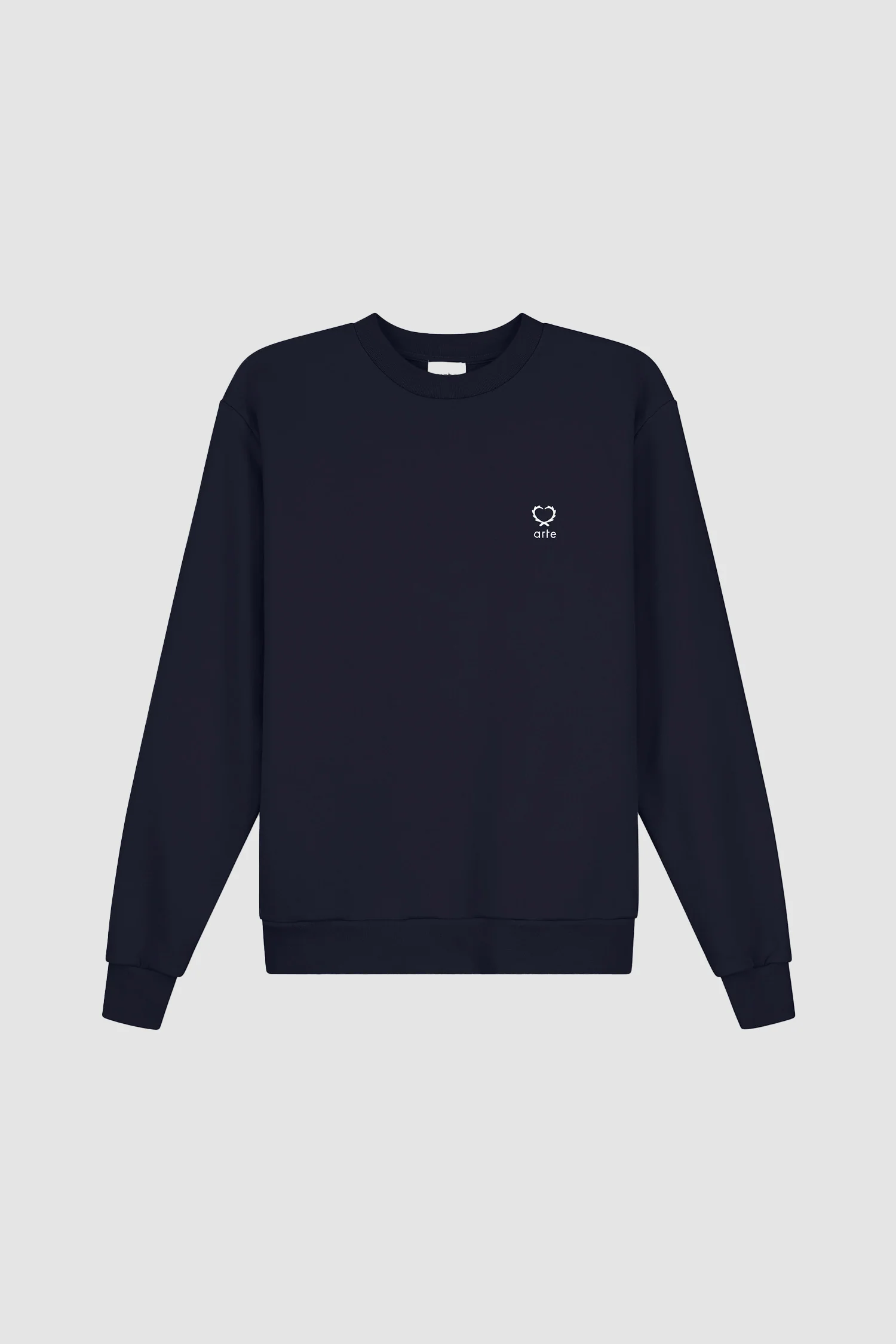 Carlos Small Heart Crewneck - Marine - Image 8