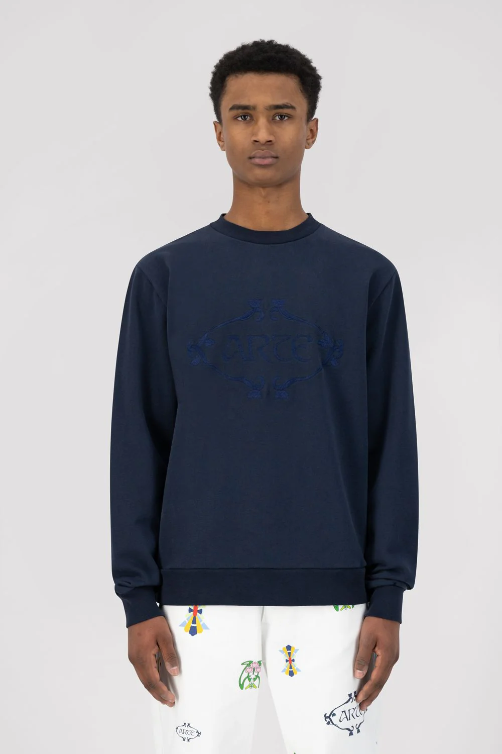 Pull Orna avec logo Castel - Marine - Image 2