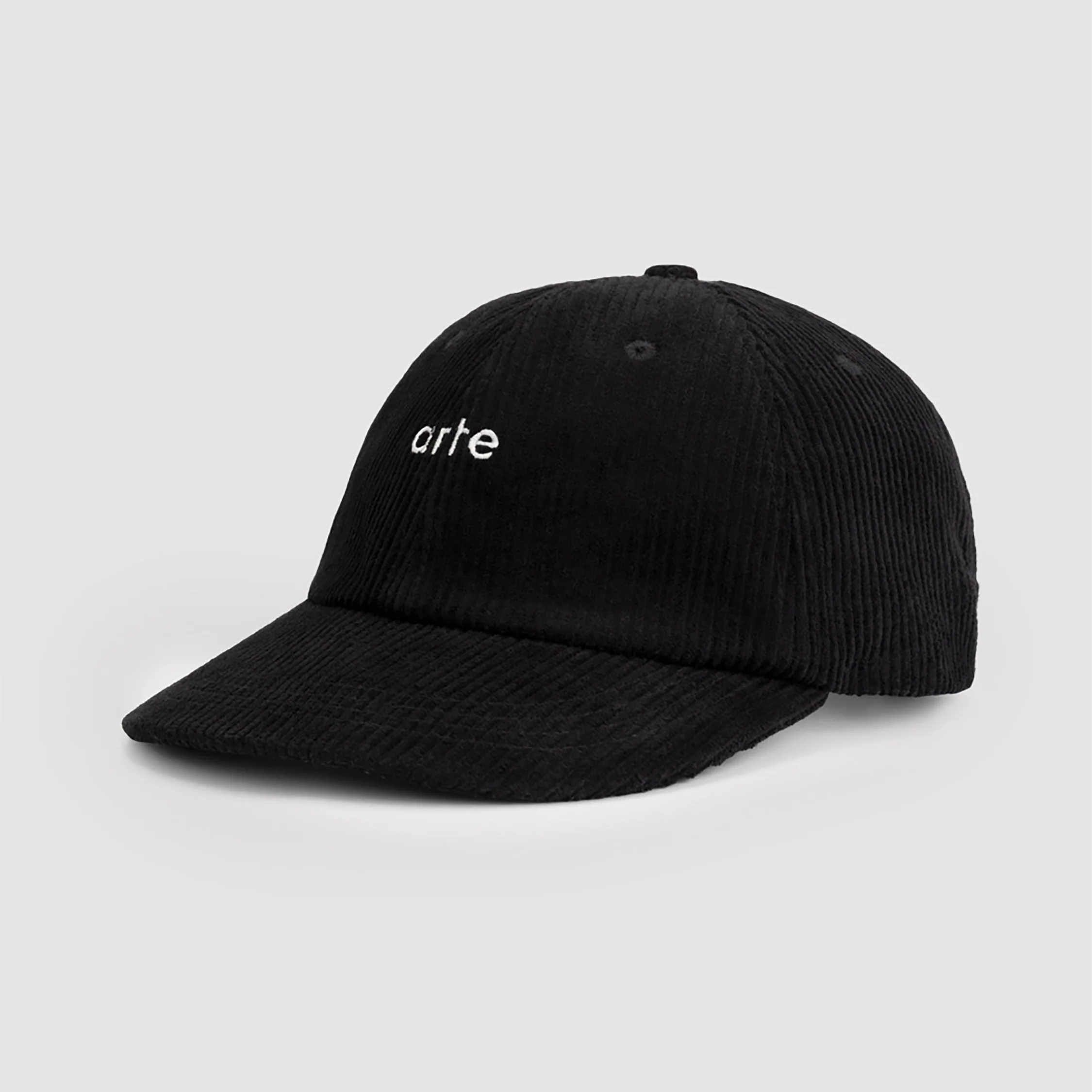Casquette Cedric en velours côtelé - Noir