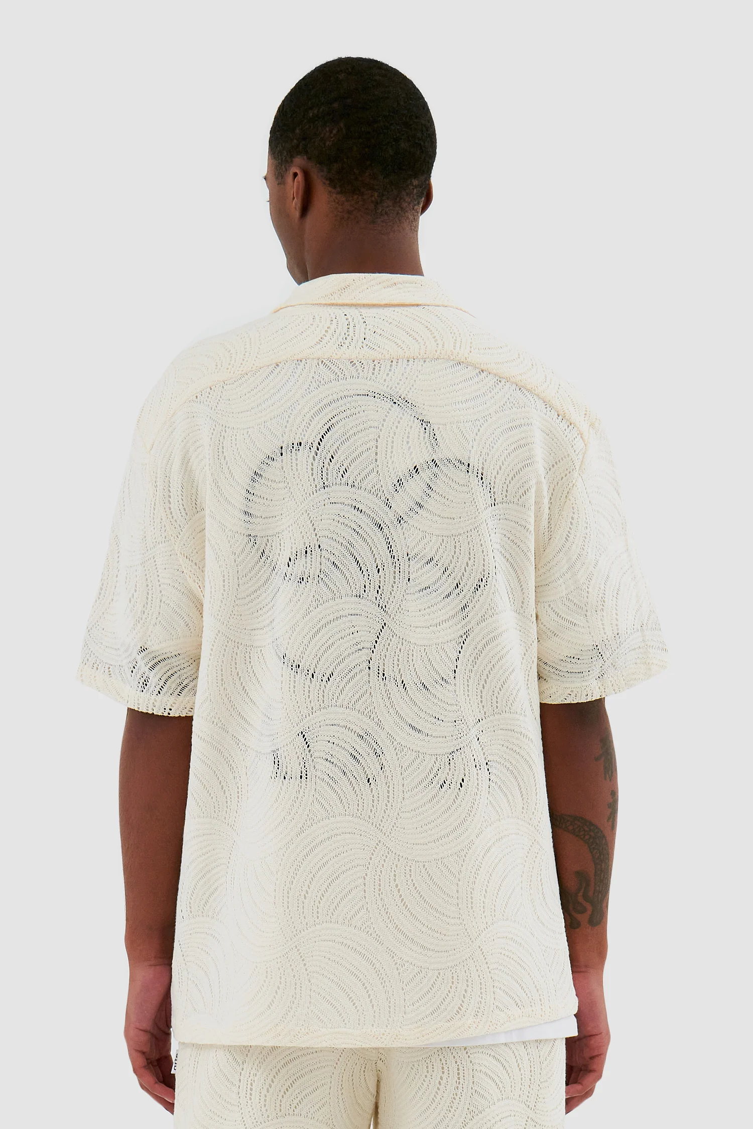 Chemise en crochet Stan - Crème - Image 3