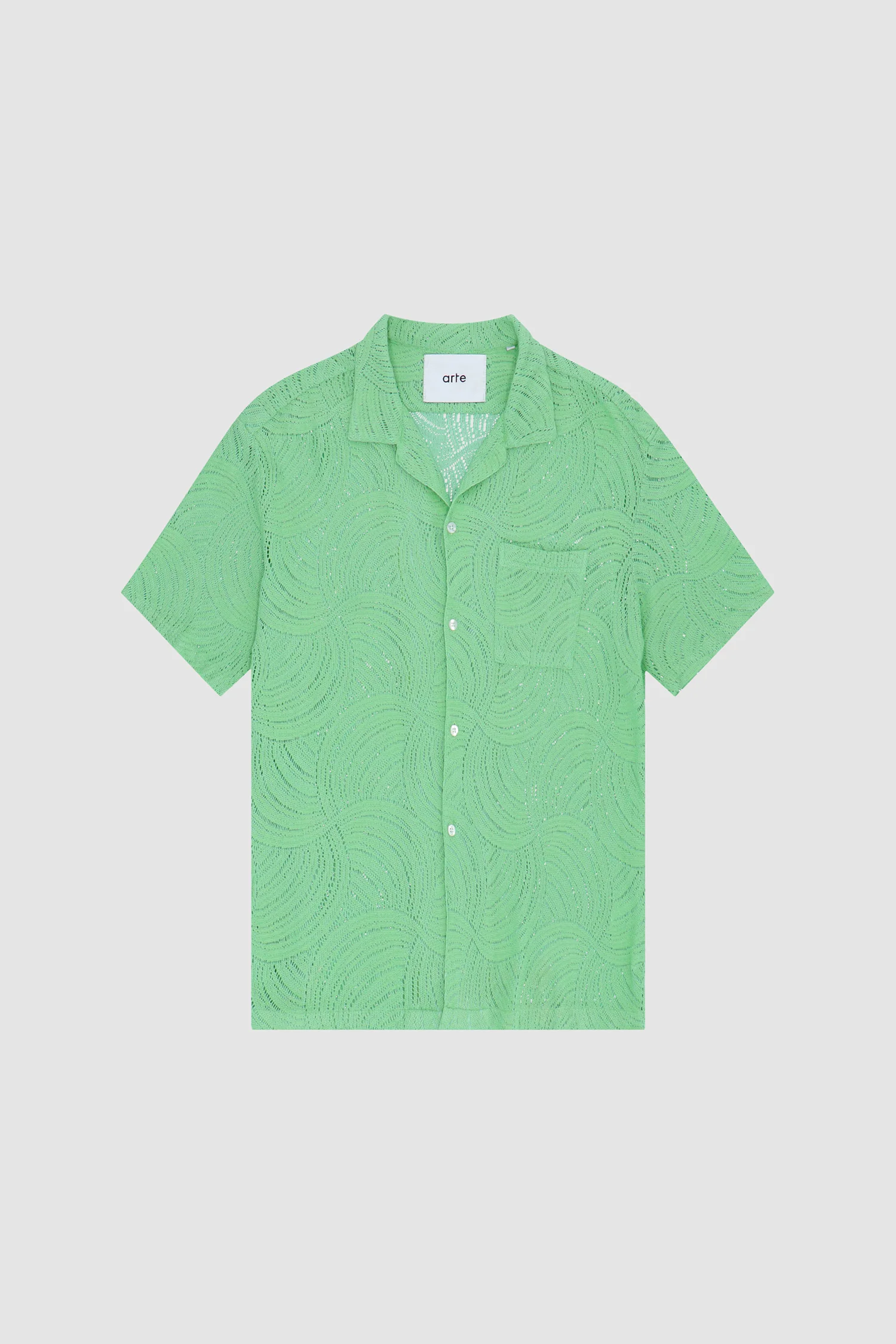 Chemise en crochet Stan - Vert - Image 8
