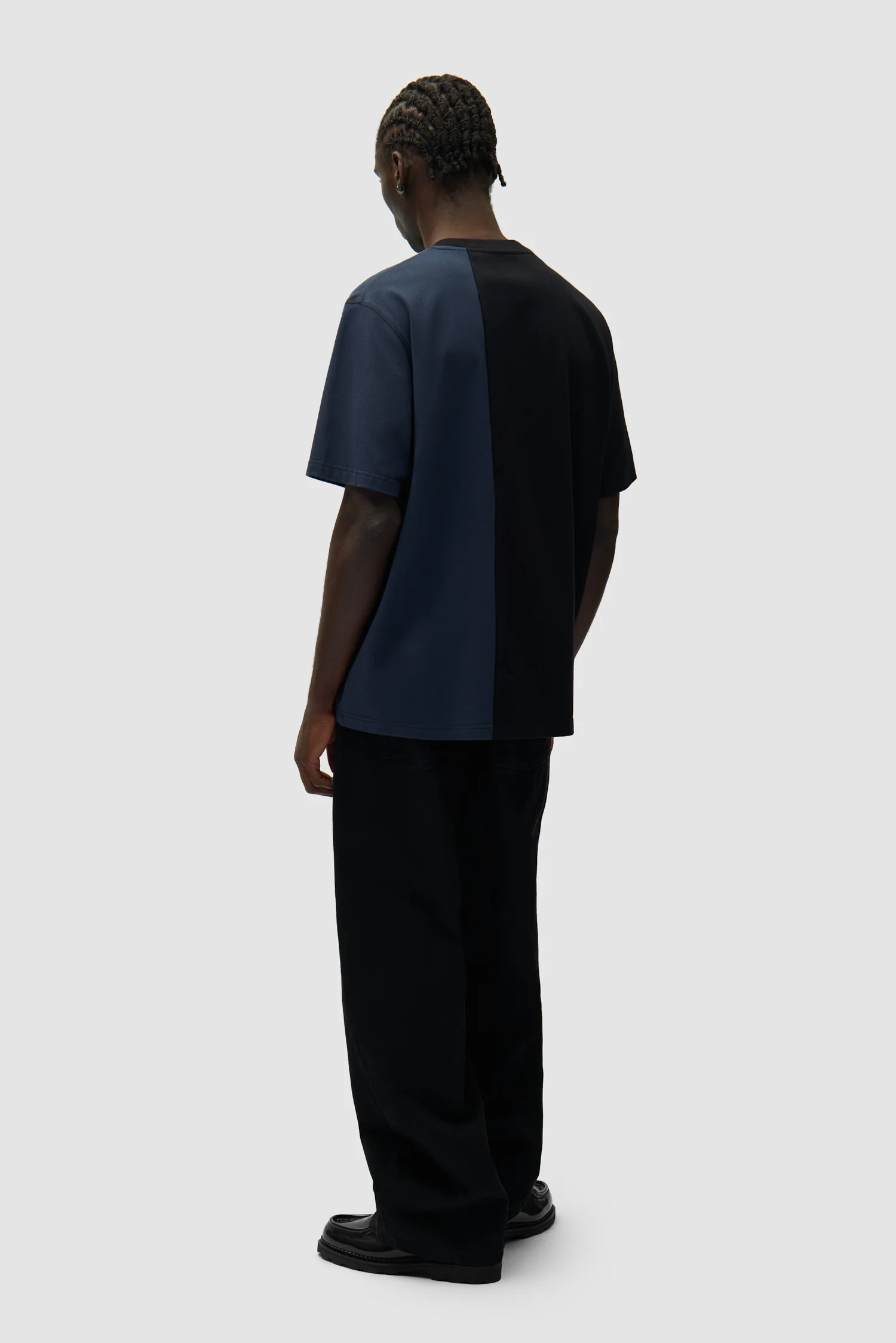 Pantalon à poche avec logo circulaire - Noir - Image 6