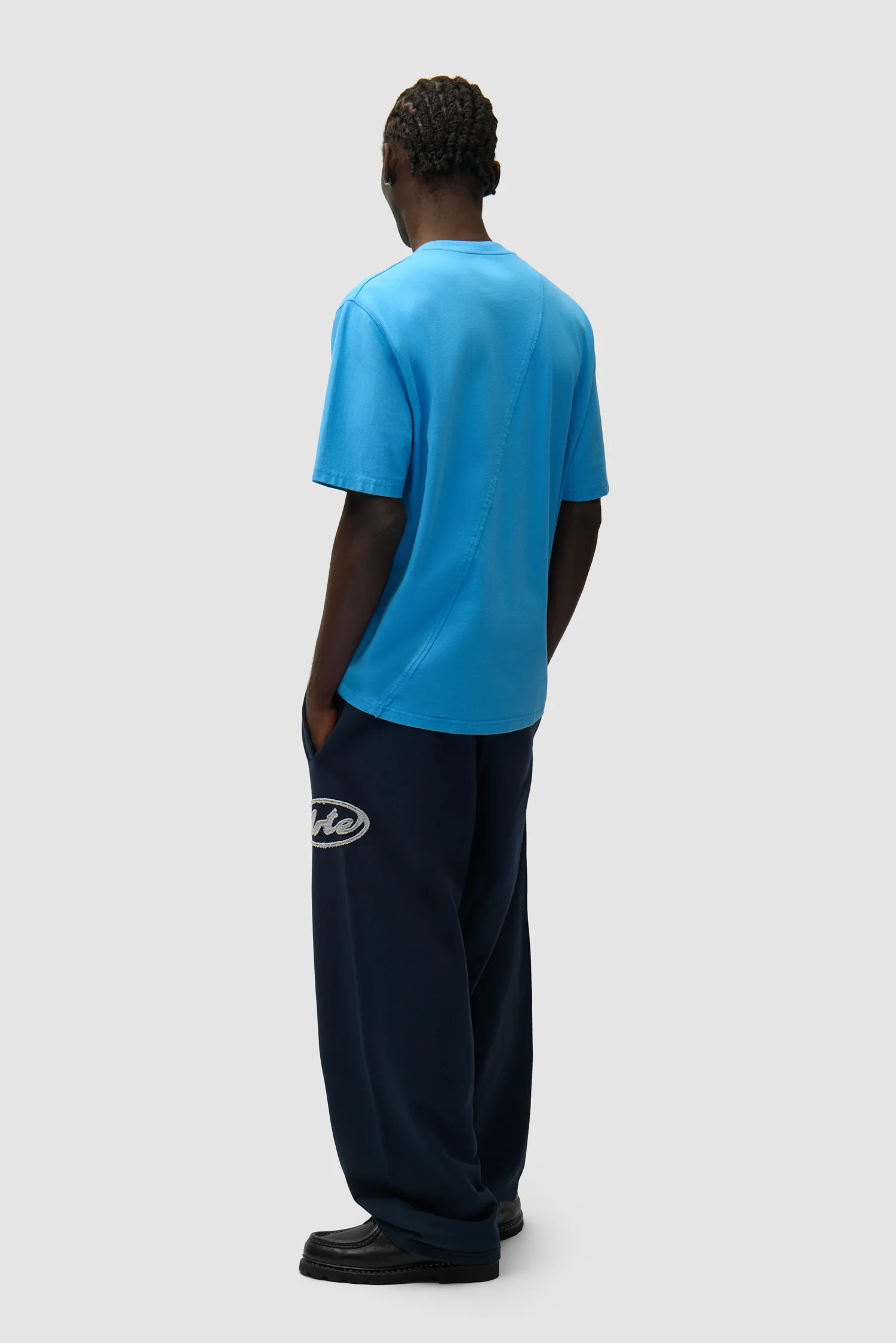 T-shirt avec logo cercle - Bleu - Image 6