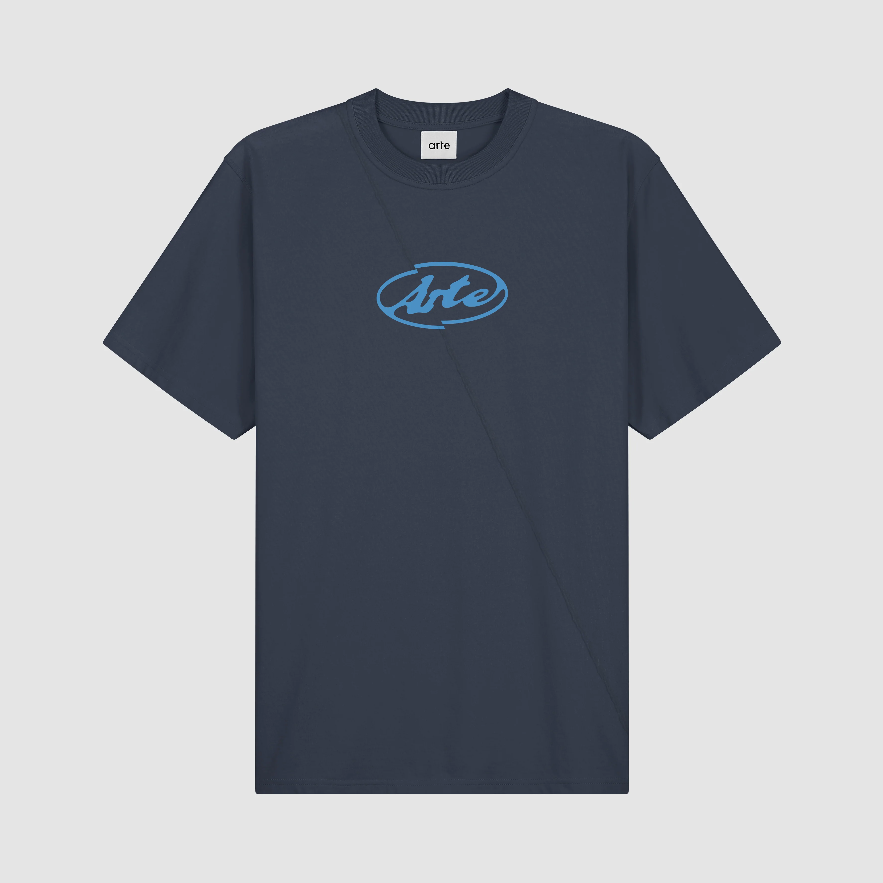 T-shirt avec logo cercle - Bleu marine