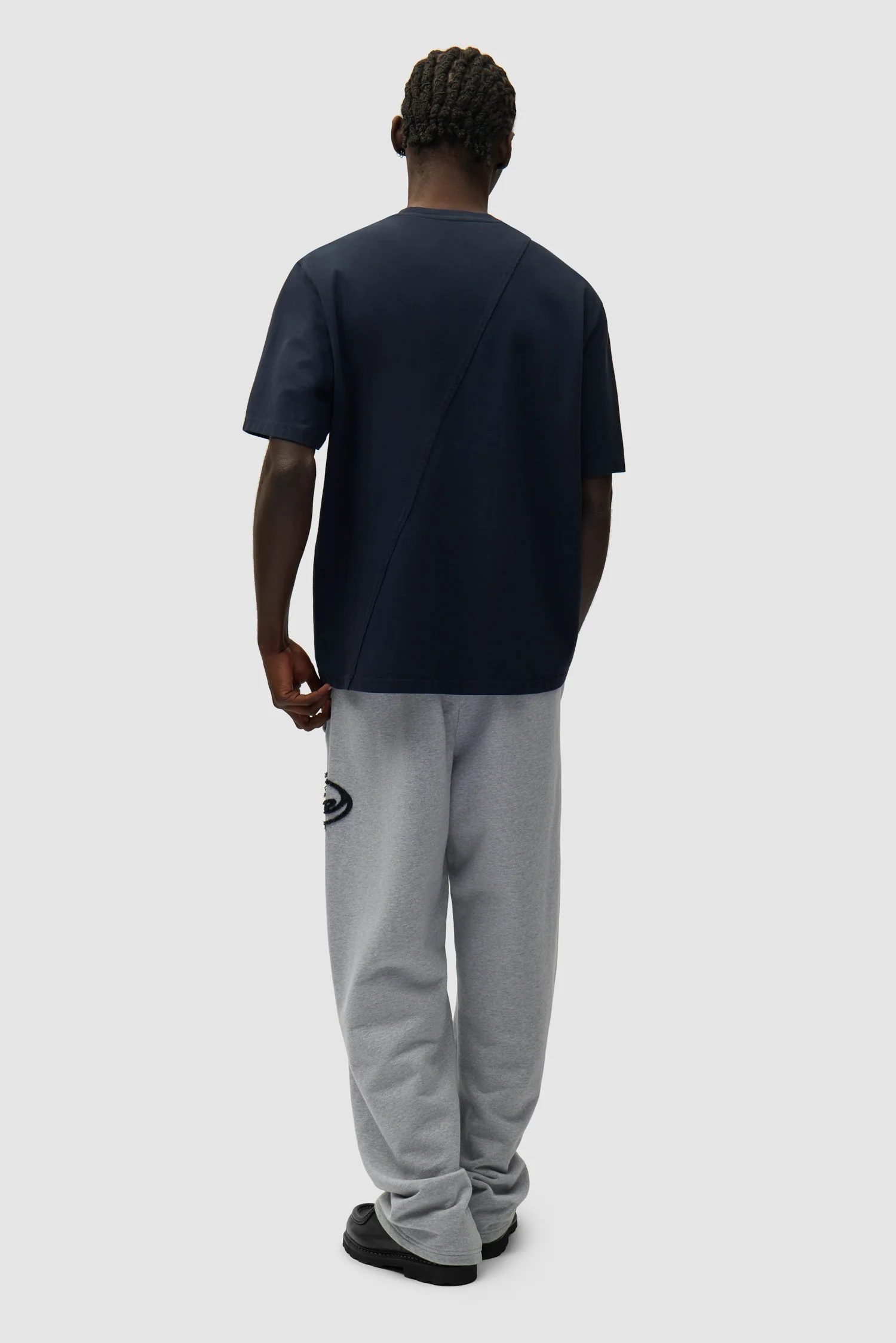 T-shirt avec logo cercle - Bleu marine - Image 6
