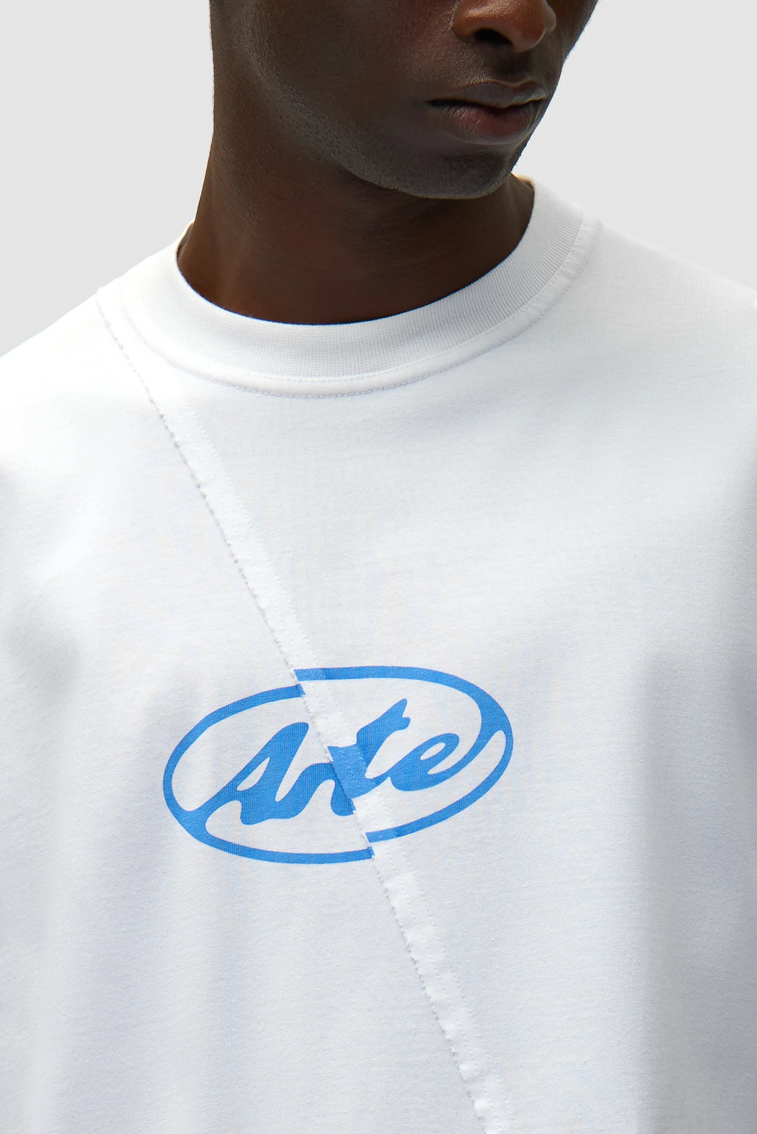 T-shirt avec logo cercle - Blanc - Image 8