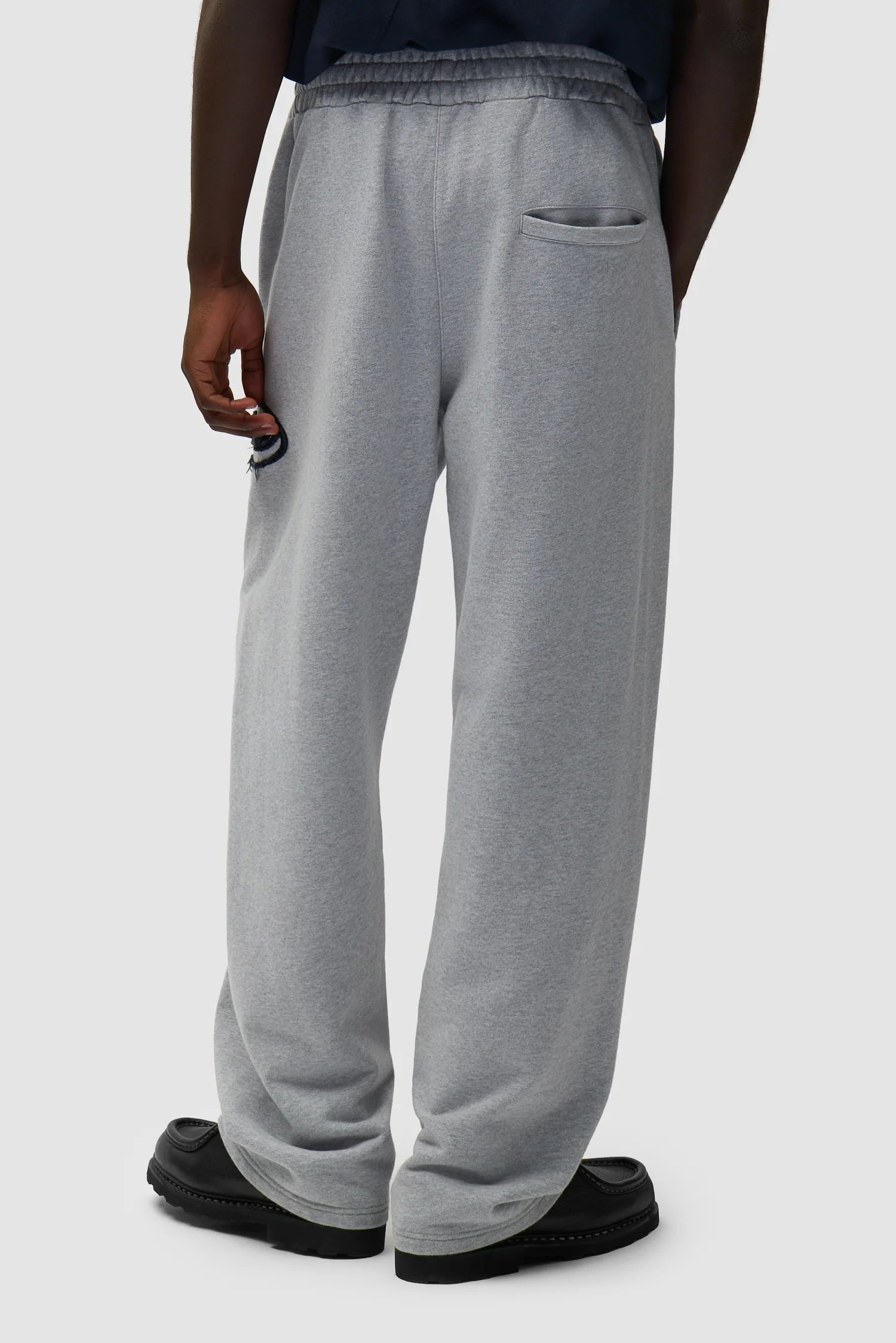 Pantalon de survêtement avec logo Circle Patch - Gris - Image 3