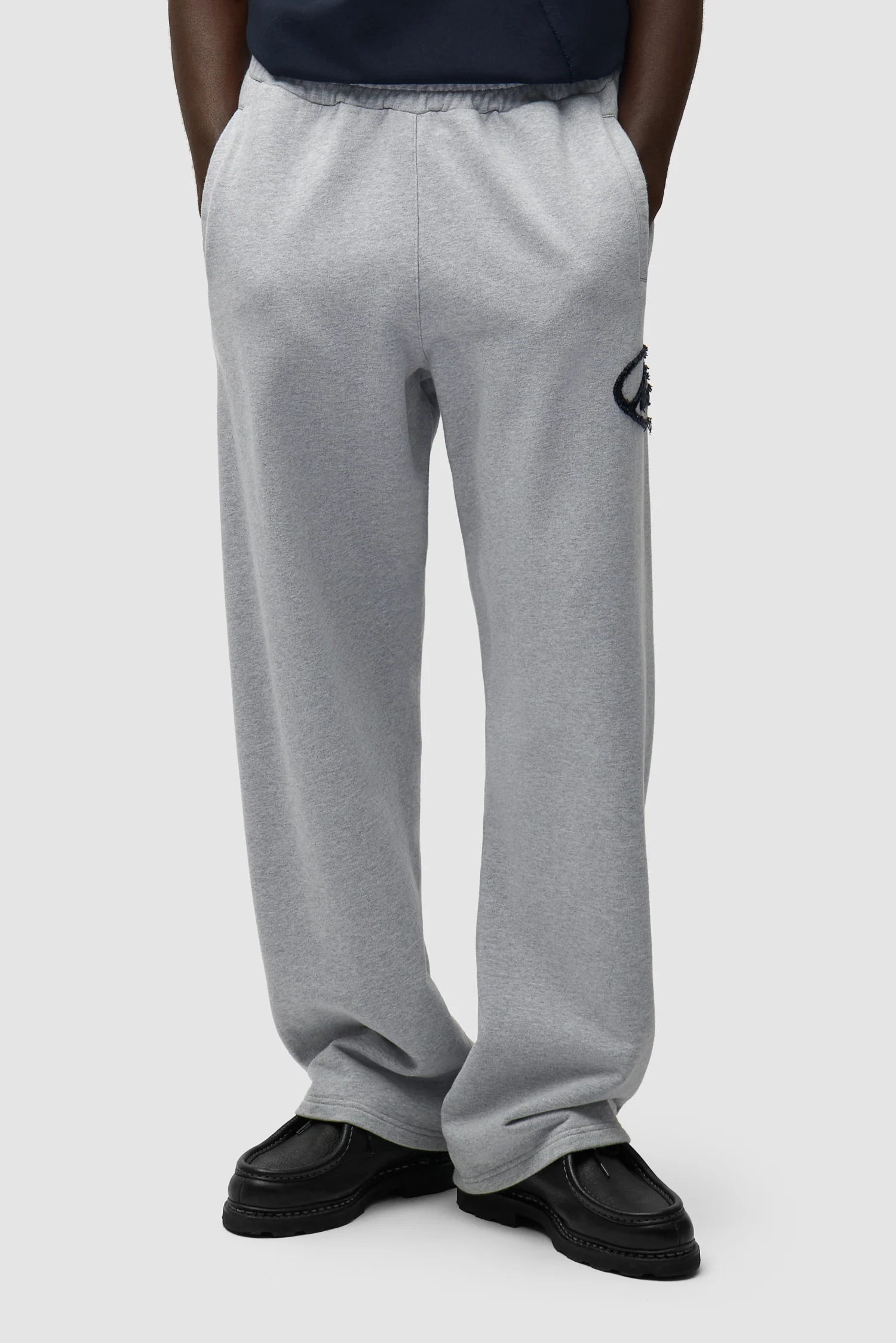 Pantalon de survêtement avec logo Circle Patch - Gris - Image 4
