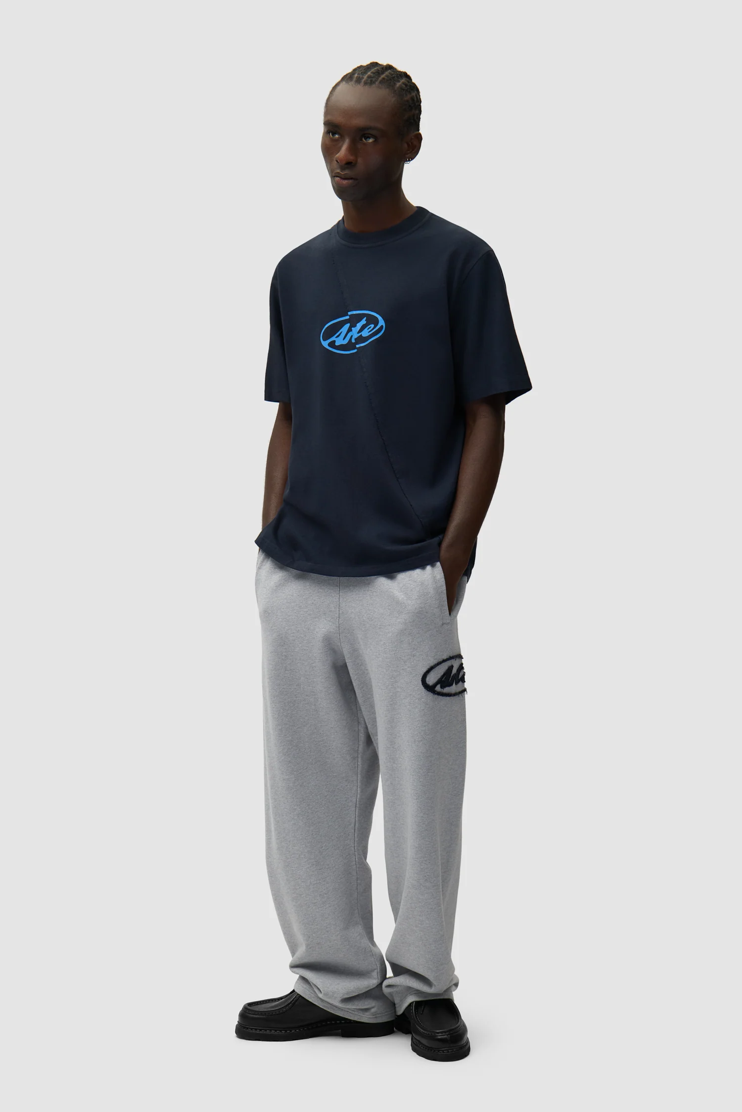 Pantalon de survêtement avec logo Circle Patch - Gris - Image 6