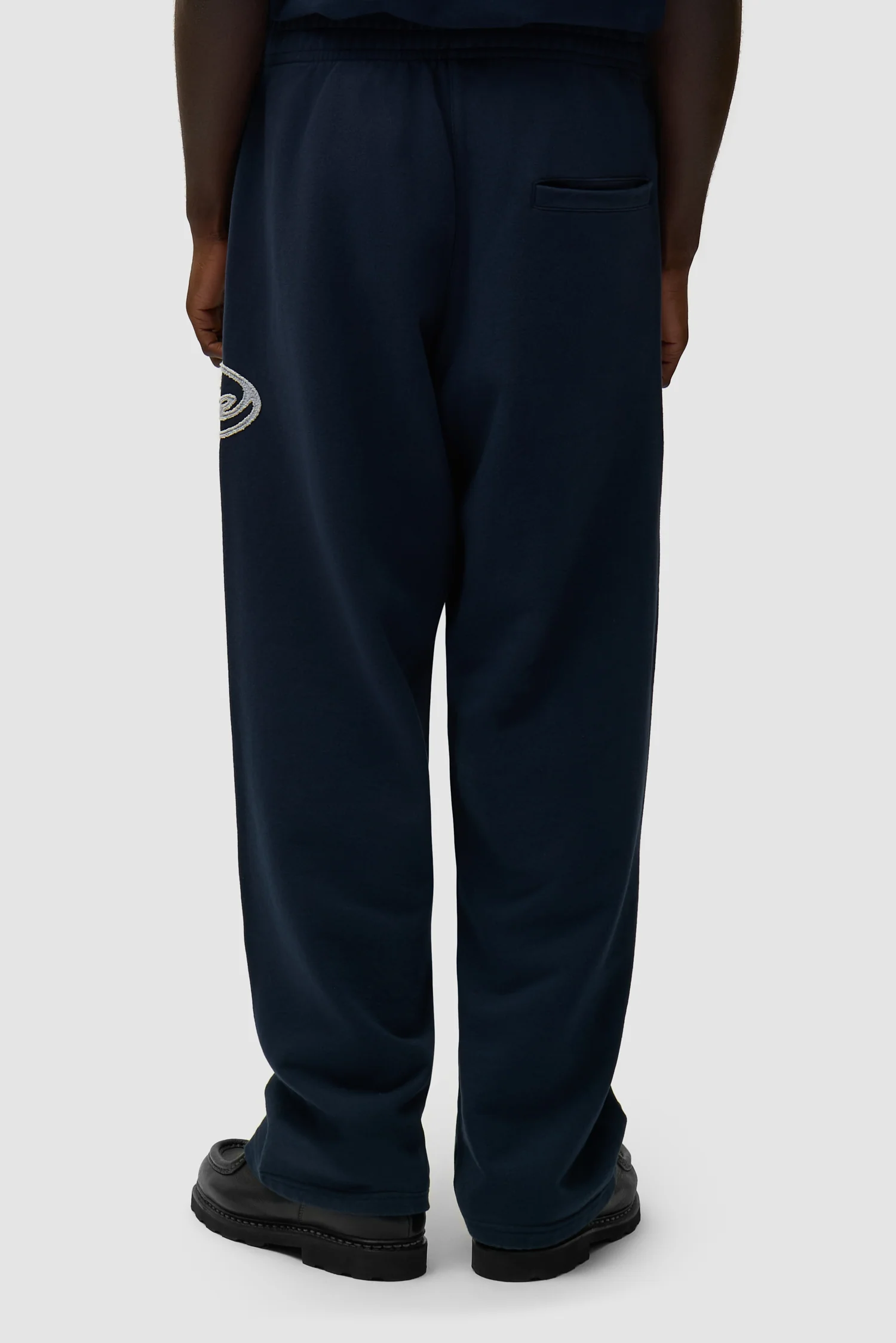 Pantalon de survêtement avec logo Circle Patch - Bleu marine - Image 3
