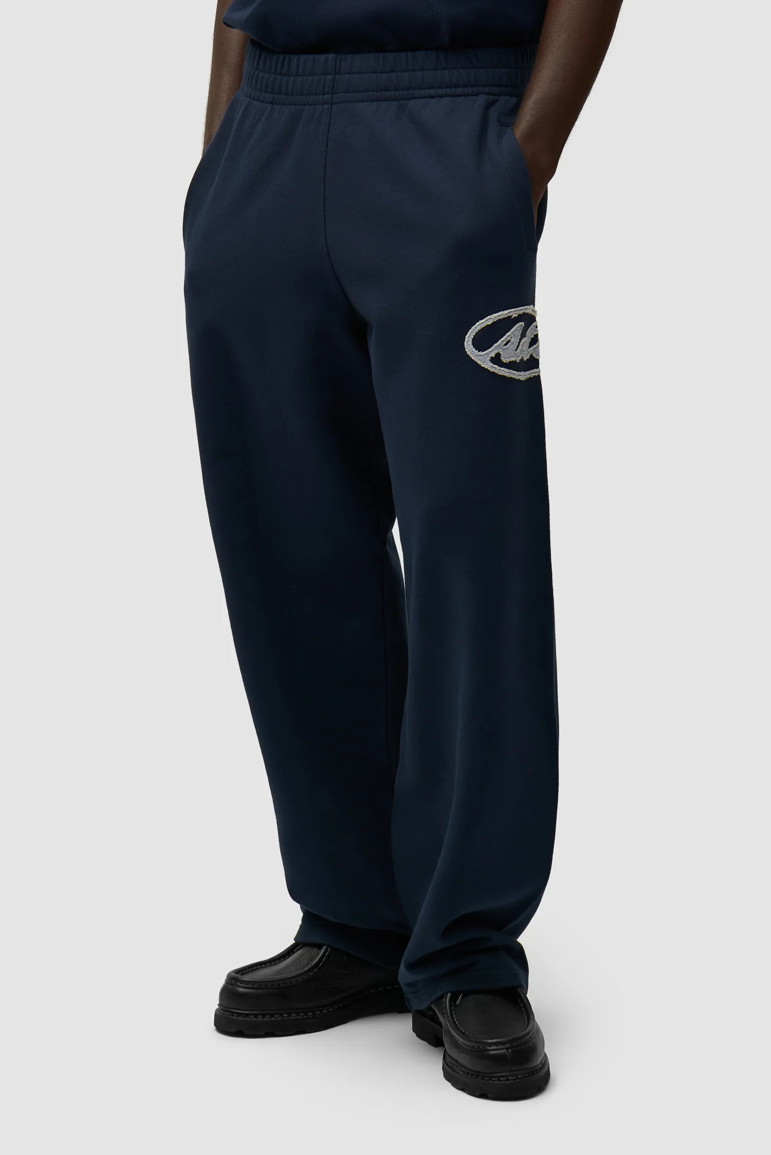Pantalon de survêtement avec logo Circle Patch - Bleu marine - Image 4