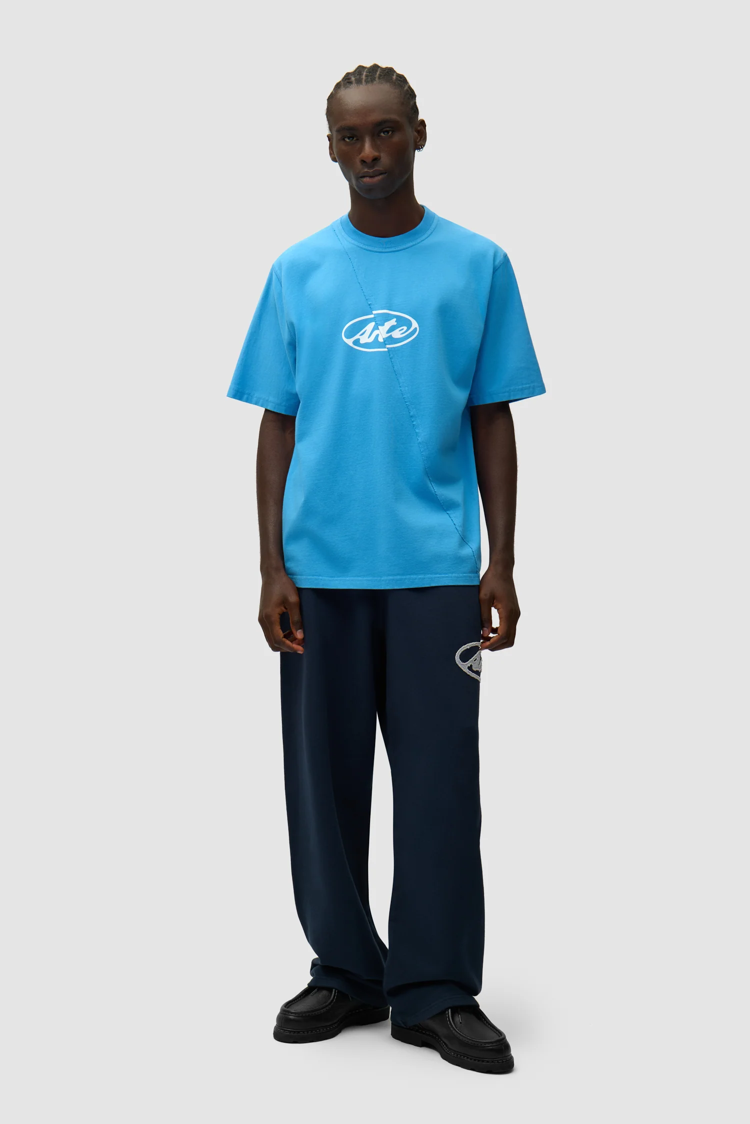Pantalon de survêtement avec logo Circle Patch - Bleu marine - Image 5