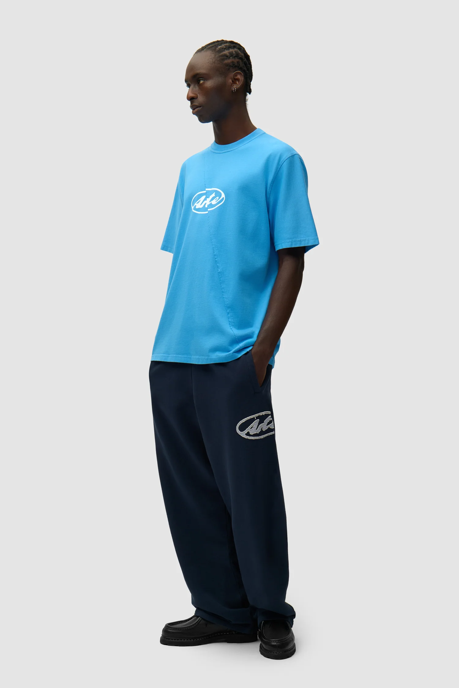 Pantalon de survêtement avec logo Circle Patch - Bleu marine - Image 6
