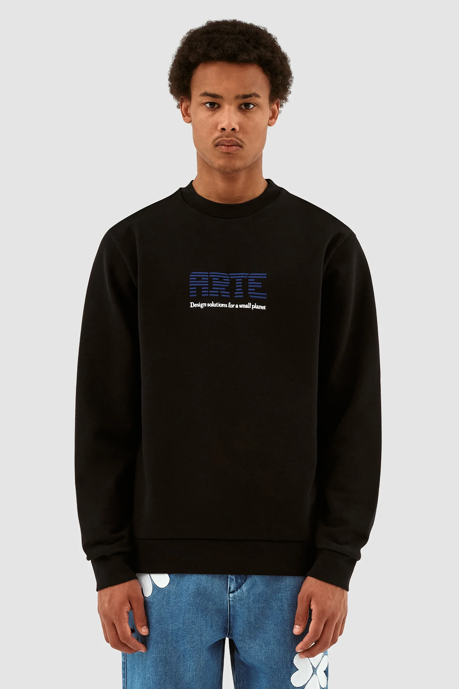 Clarck Block Logo Crewneck - Noir - Image 2