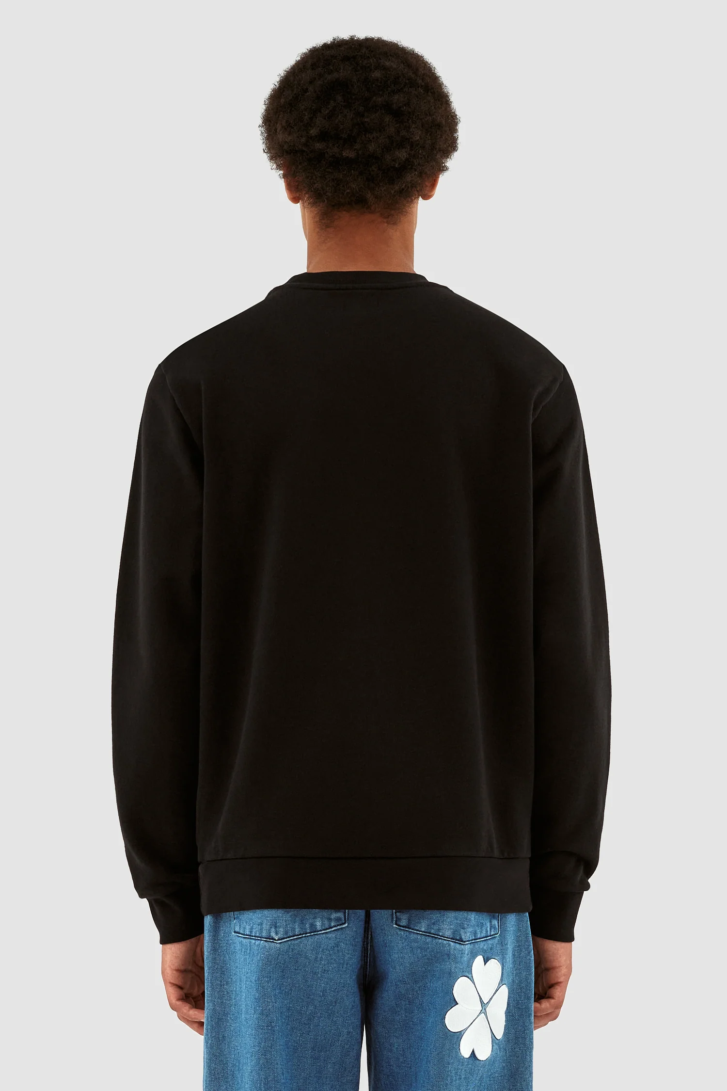 Clarck Block Logo Crewneck - Noir - Image 3