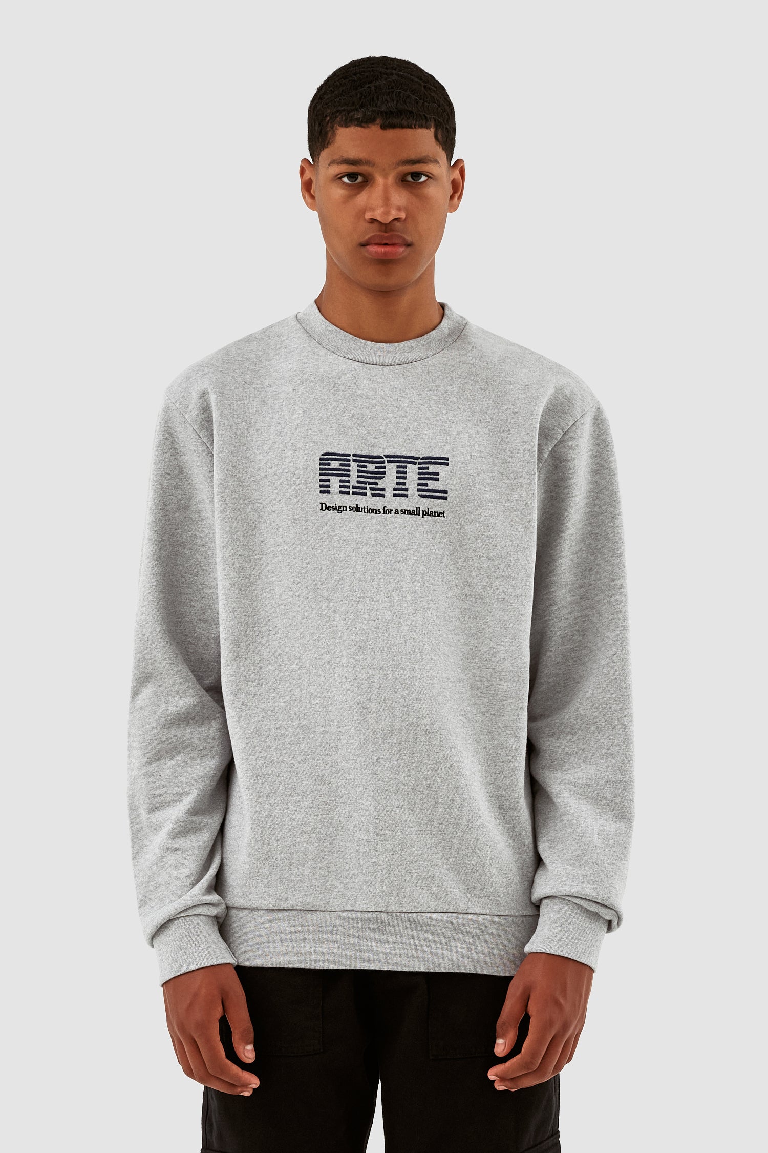 Clarck Block Logo Crewneck - Gris - Image 2