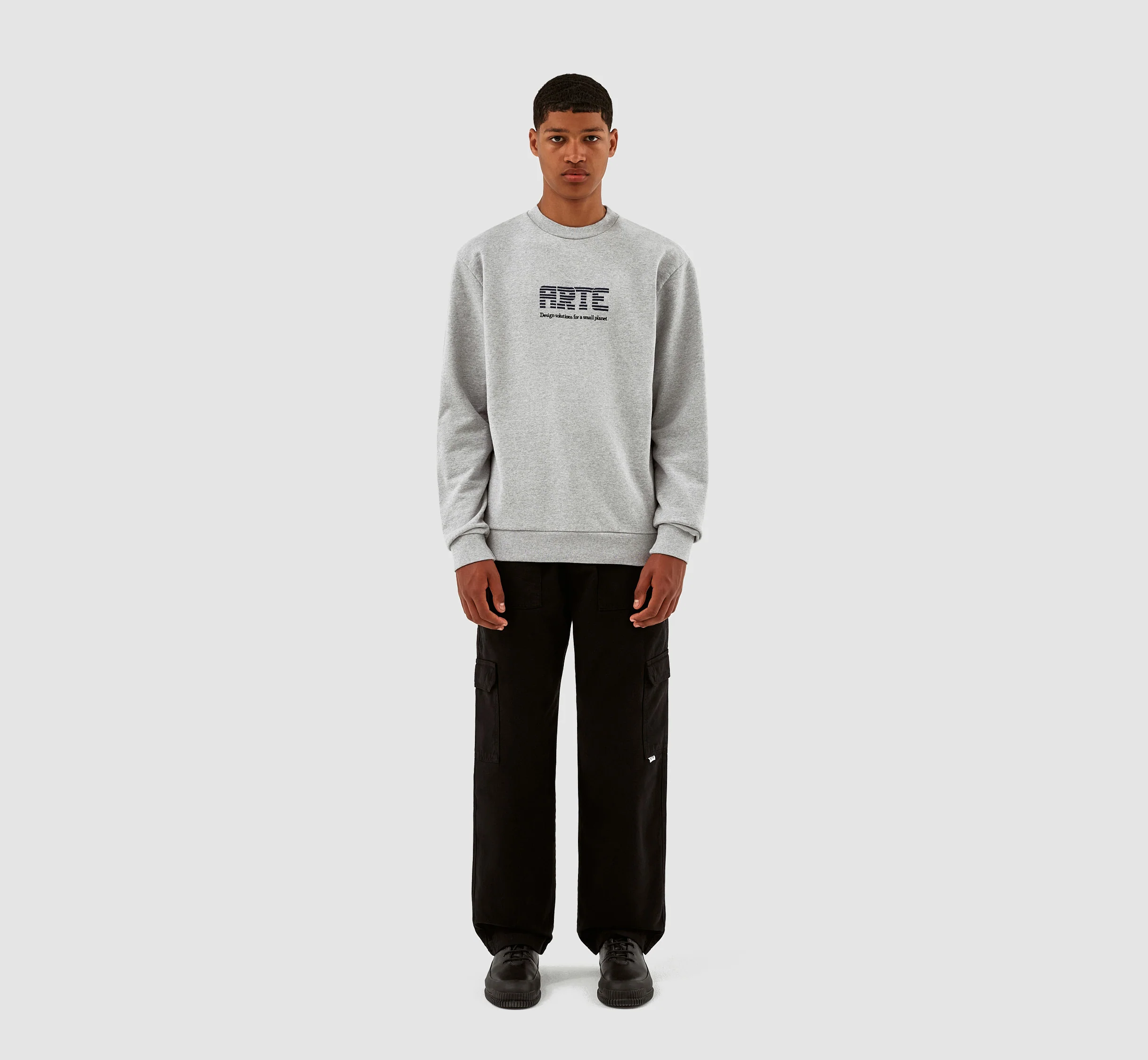 Clarck Block Logo Crewneck - Gris - Image 5
