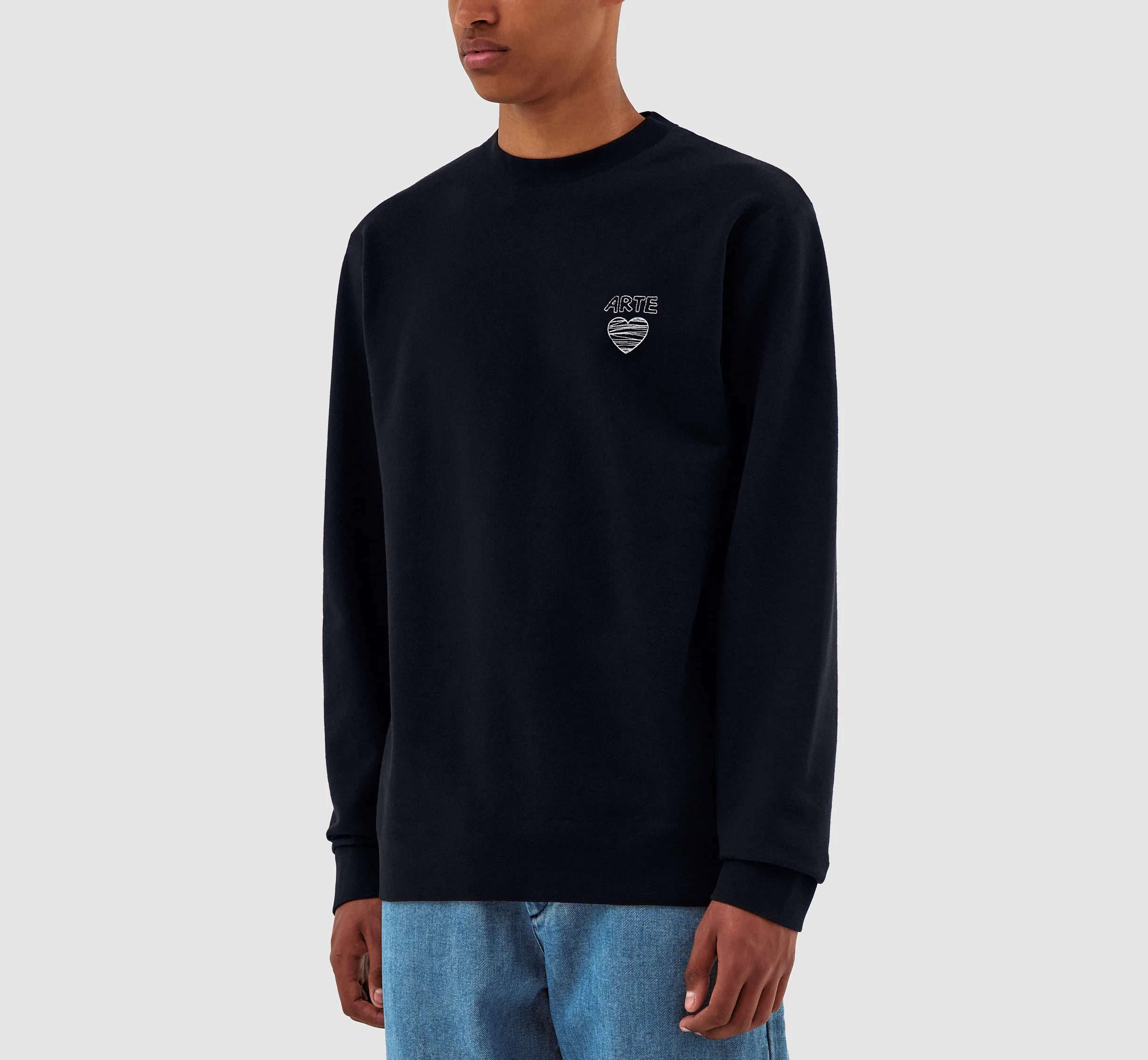 Clarck Scribble Crewneck - Marine - Image 4