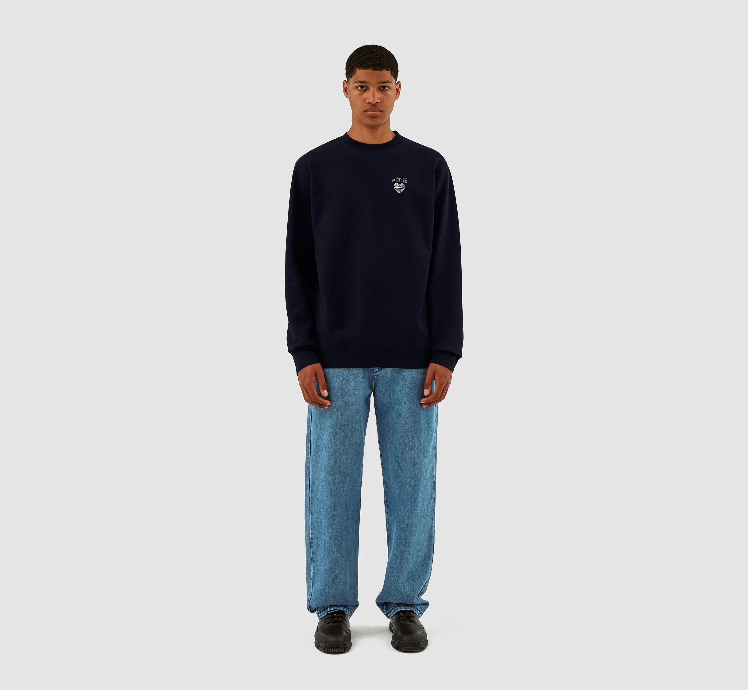 Clarck Scribble Crewneck - Marine - Image 5