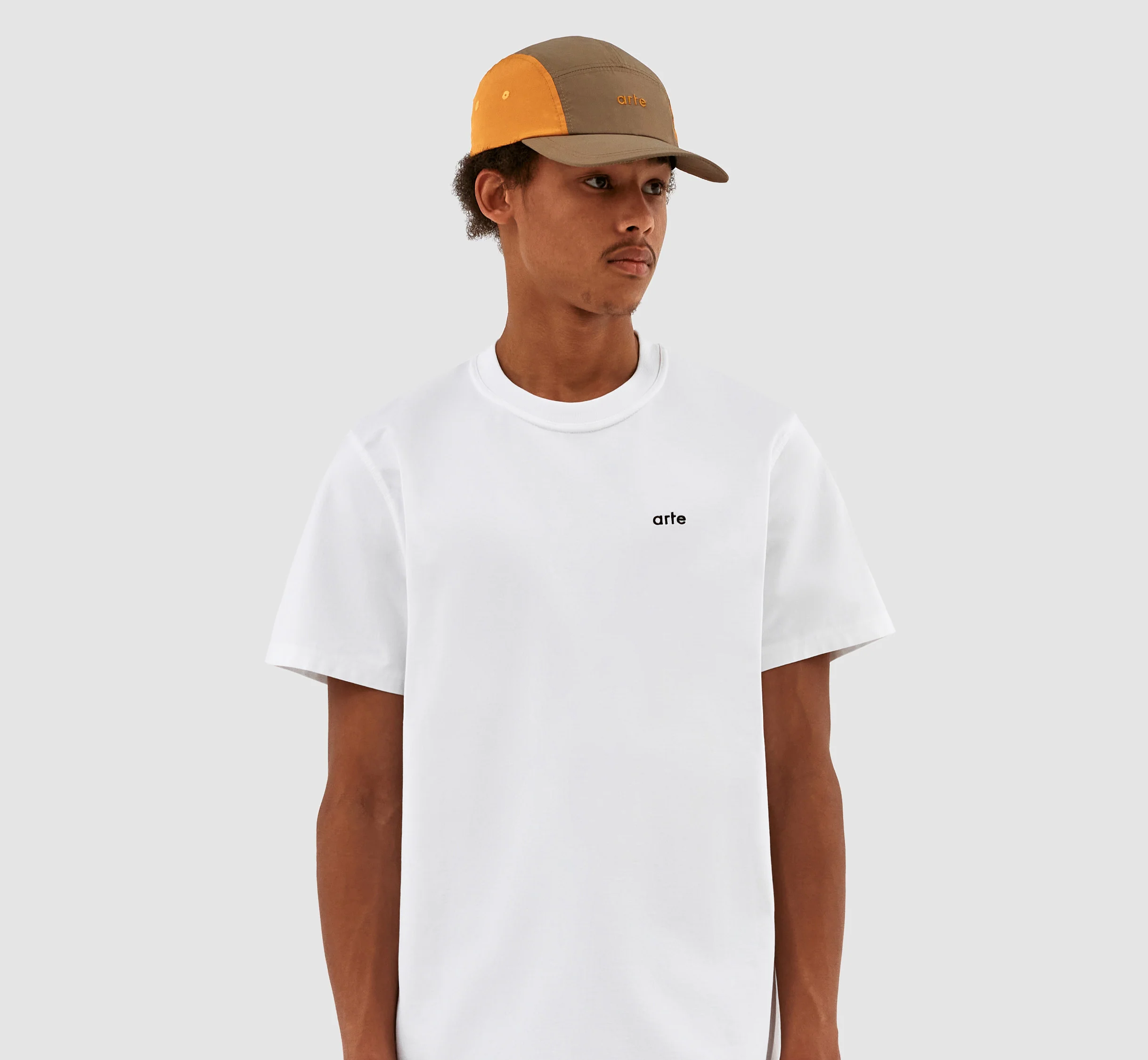 Casquette Clover Colorblock - Orange/Gris - Image 4