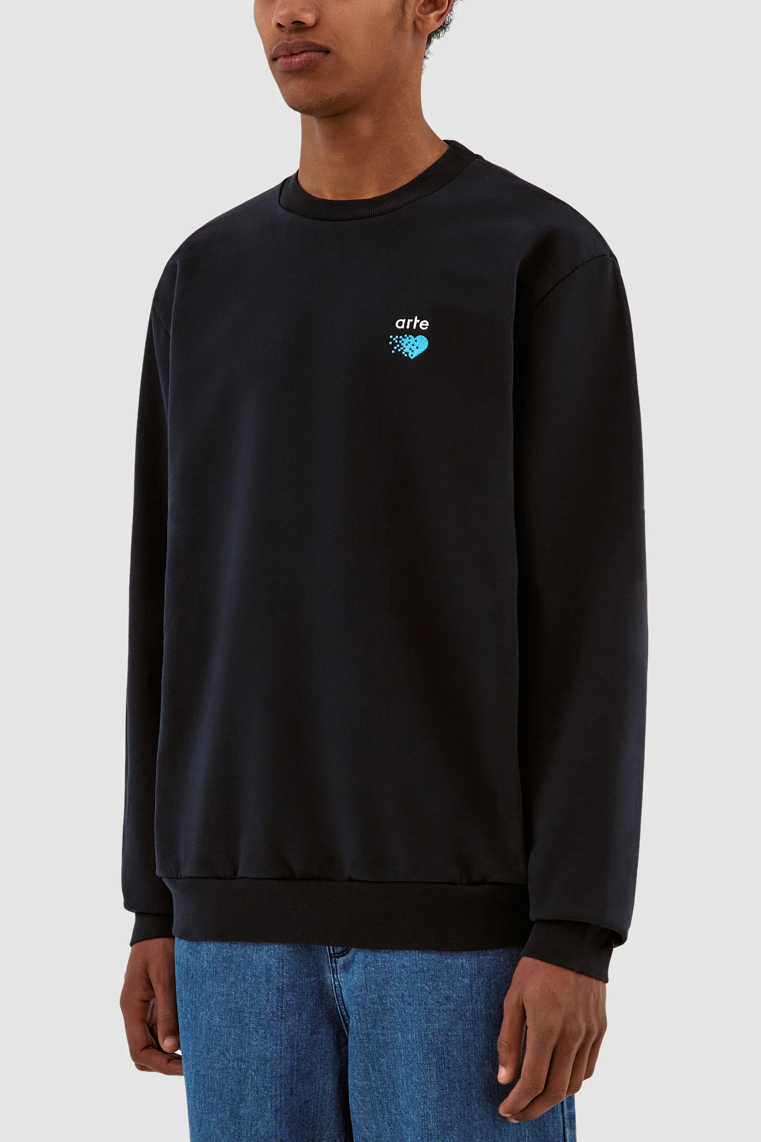 Pull Cohen Pixel Heart - Navy - Image 4