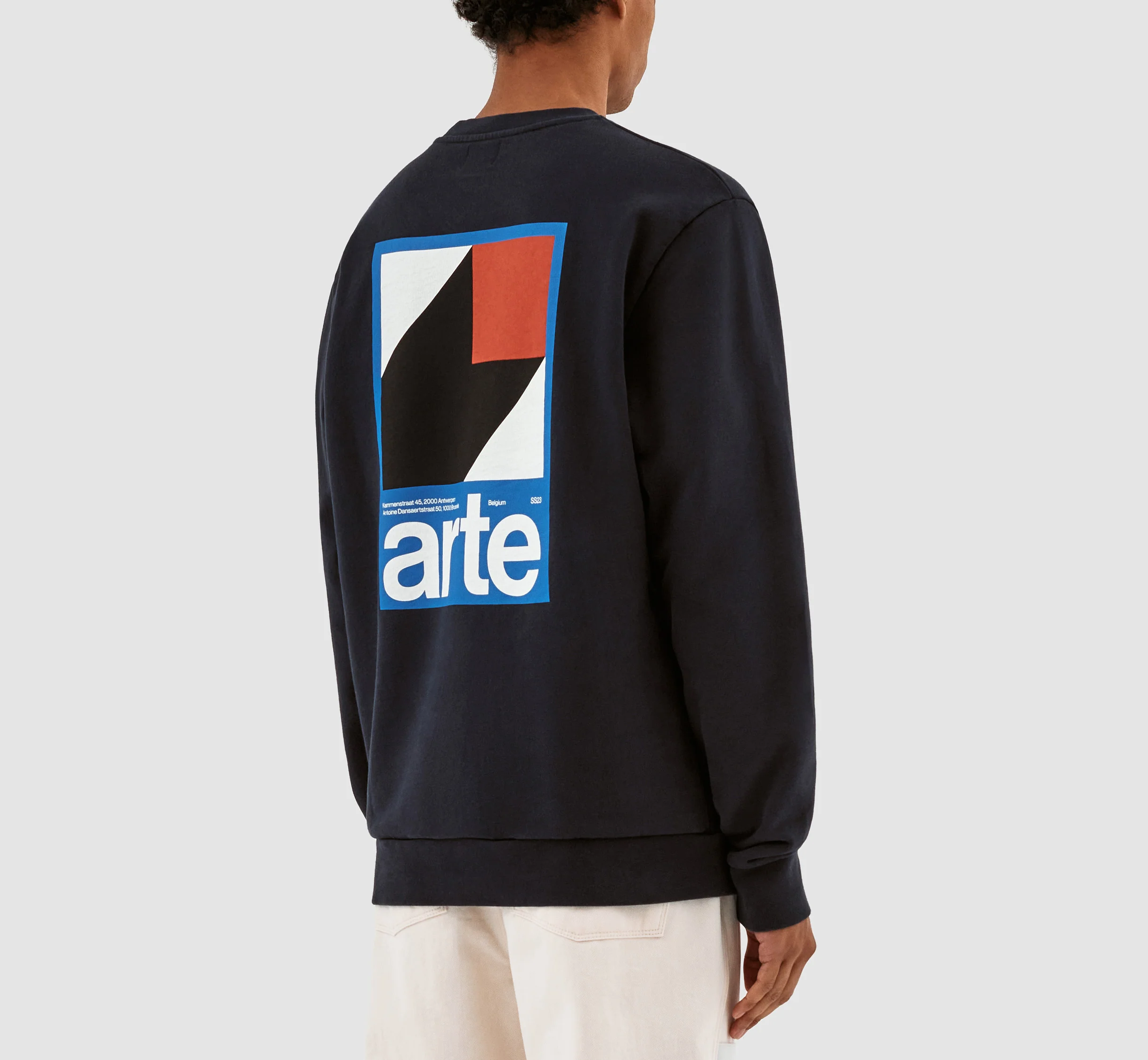Conrad Back Print Crewneck - Marine - Image 4