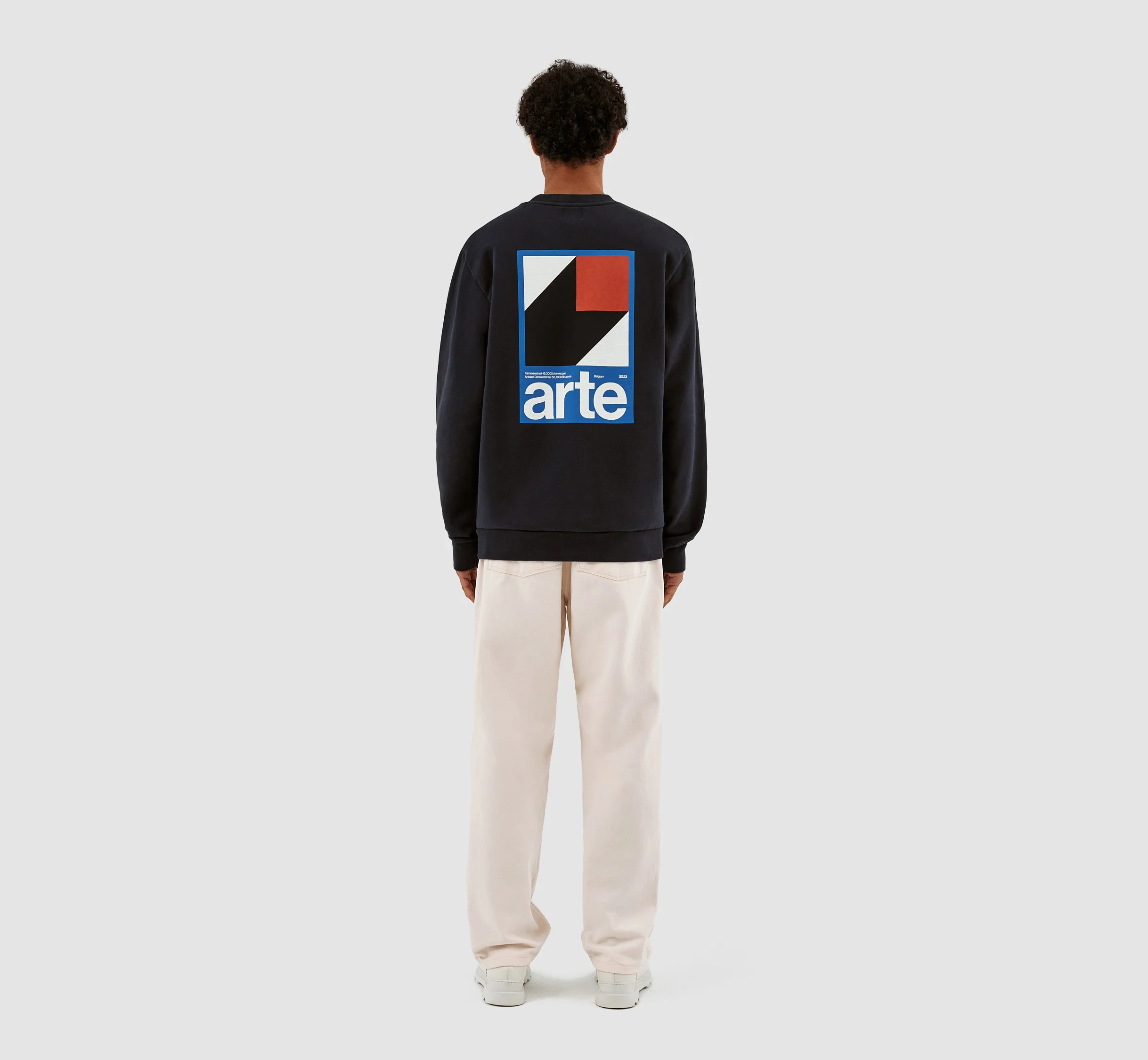 Conrad Back Print Crewneck - Marine - Image 5