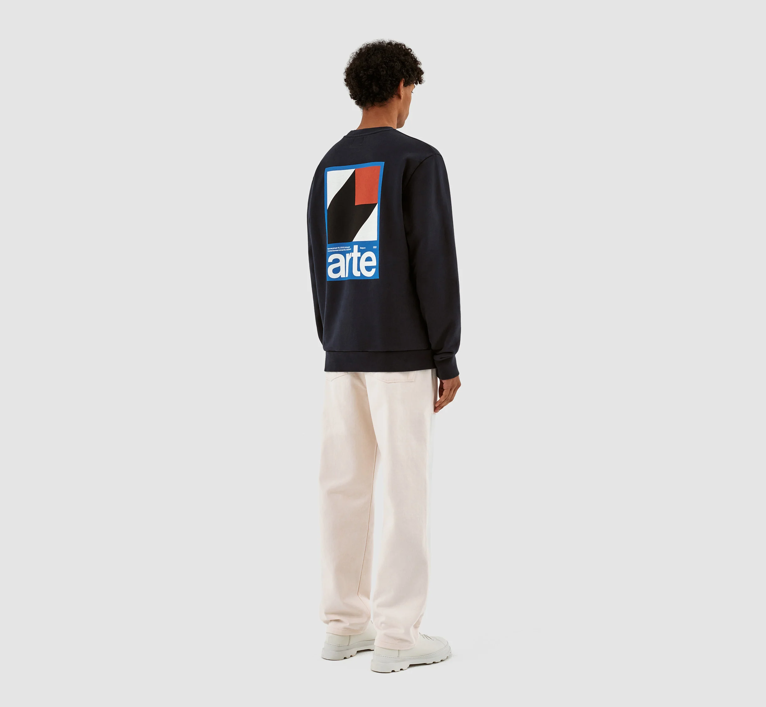 Conrad Back Print Crewneck - Marine - Image 6