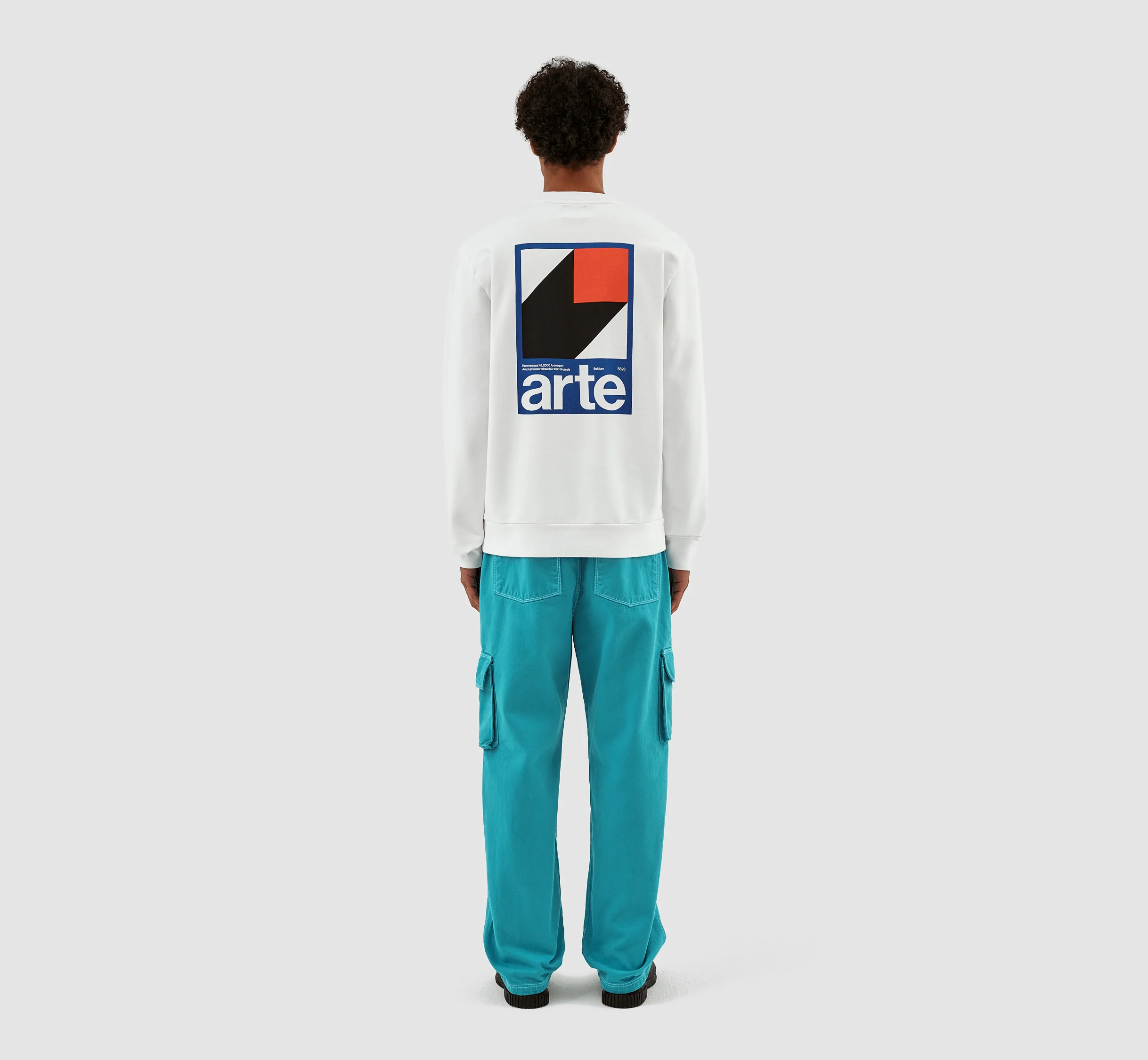 Conrad Back Print Crewneck - Blanc - Image 3