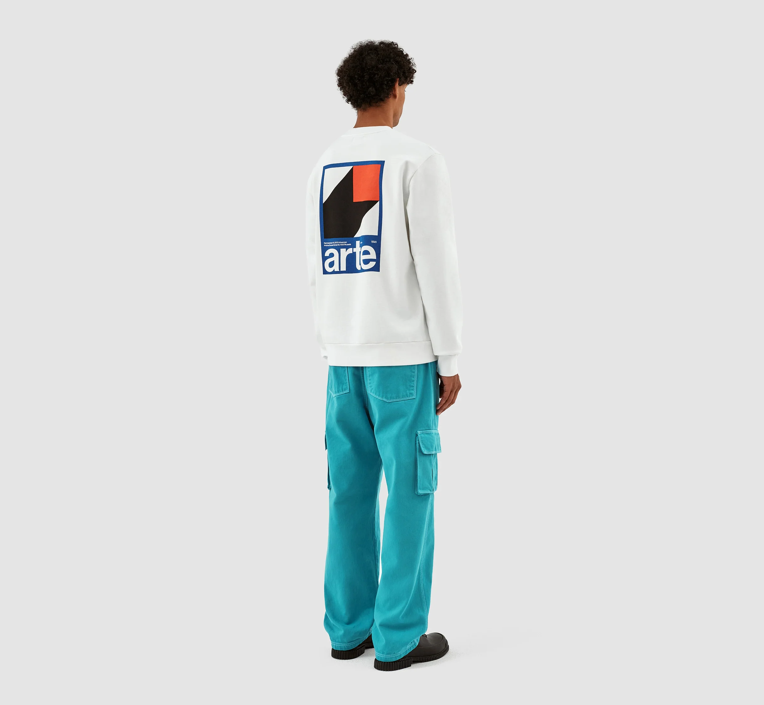 Conrad Back Print Crewneck - Blanc - Image 4