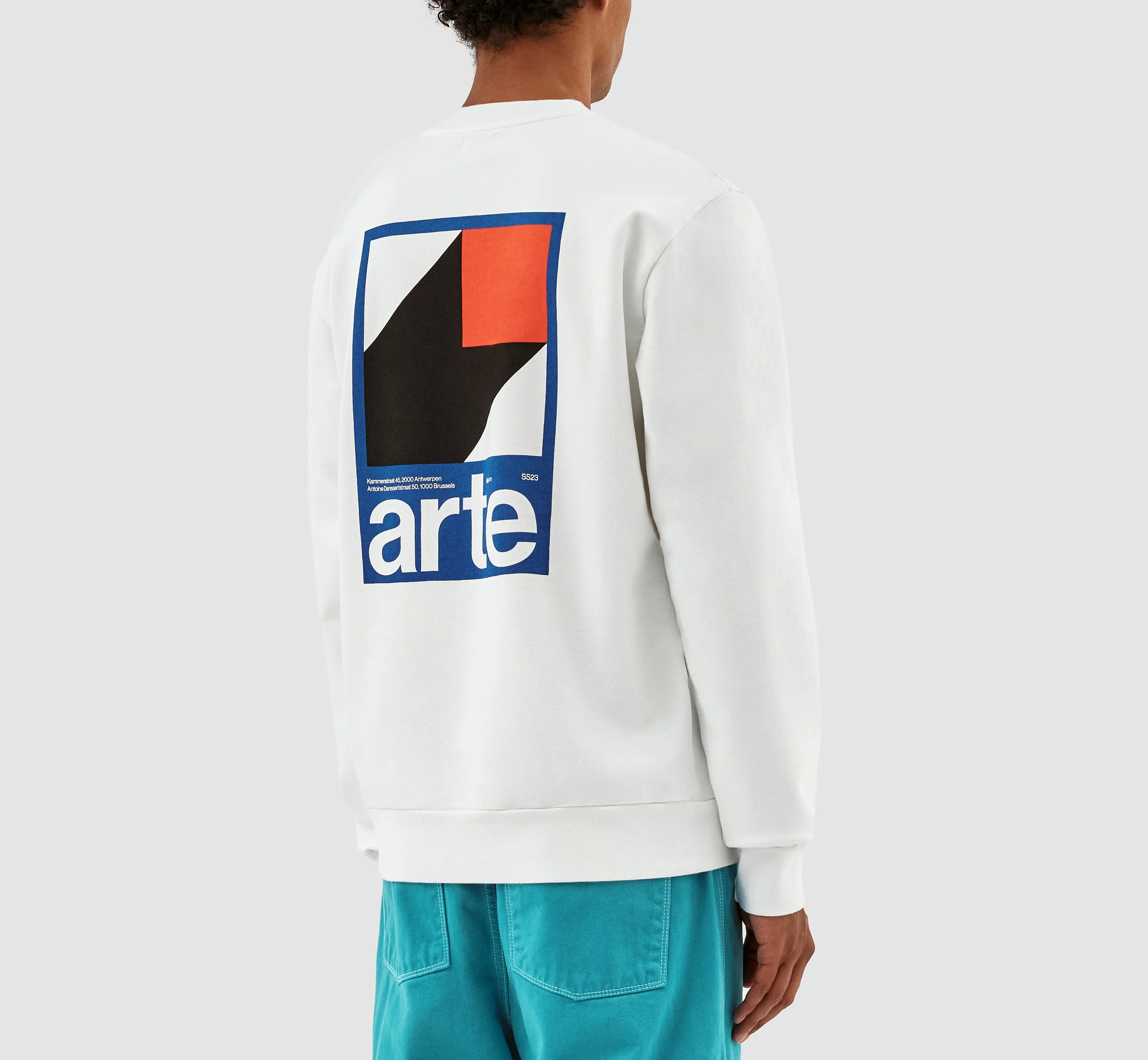 Conrad Back Print Crewneck - Blanc - Image 6