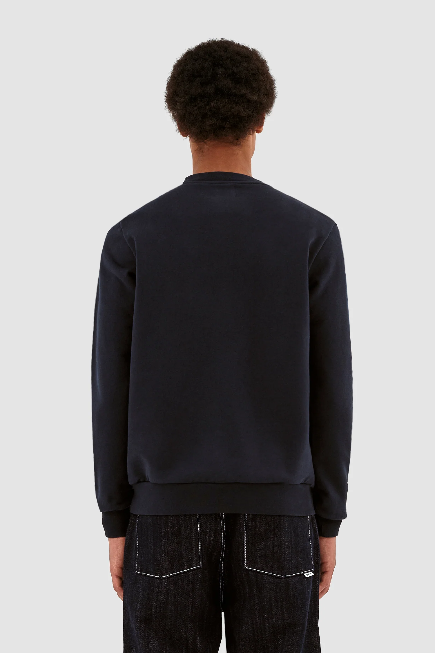 Conrad Chenille Logo Crewneck - Marine - Image 3