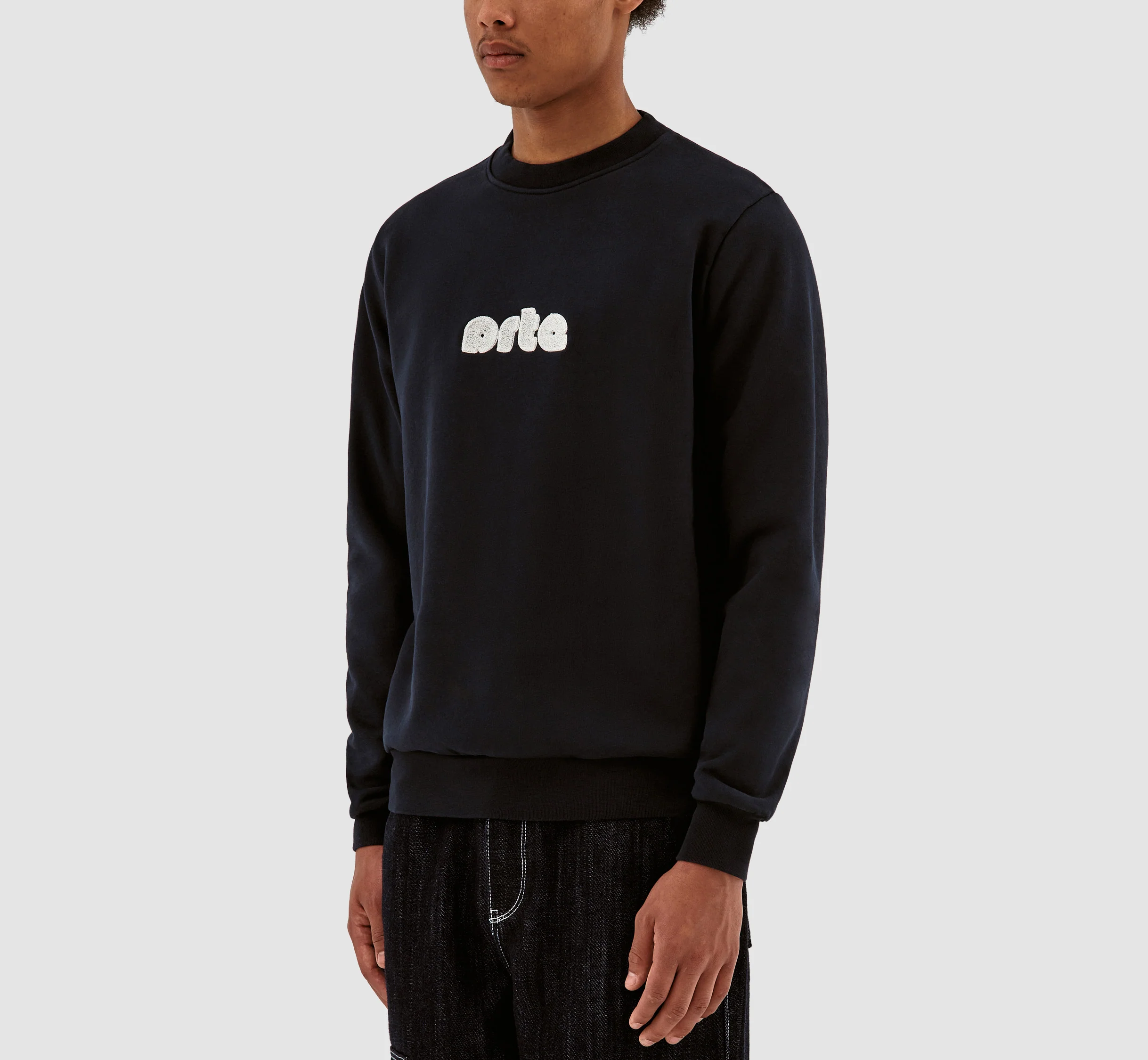 Conrad Chenille Logo Crewneck - Marine - Image 4