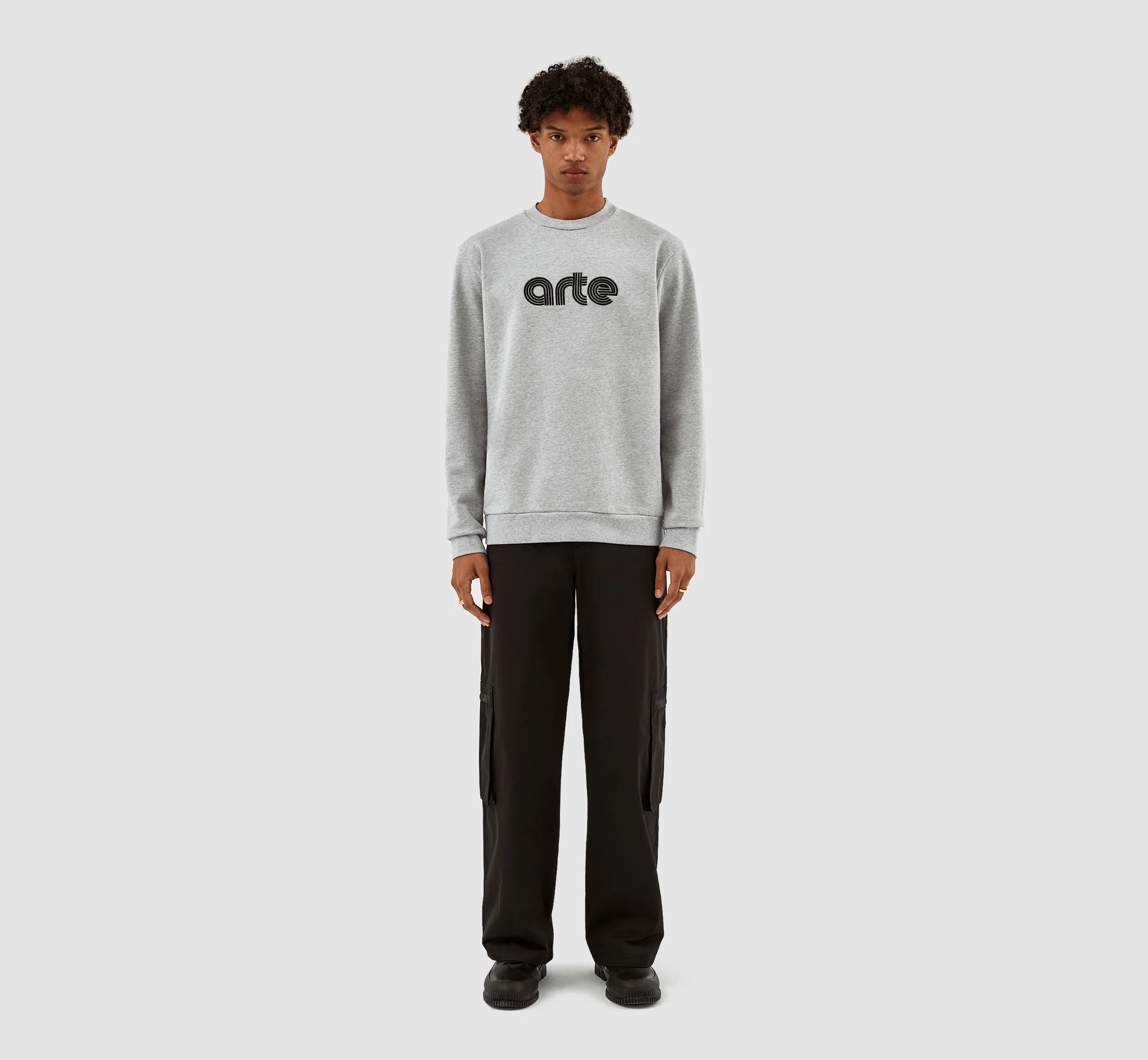 Conrad Embroi Crewneck - Gris - Image 5