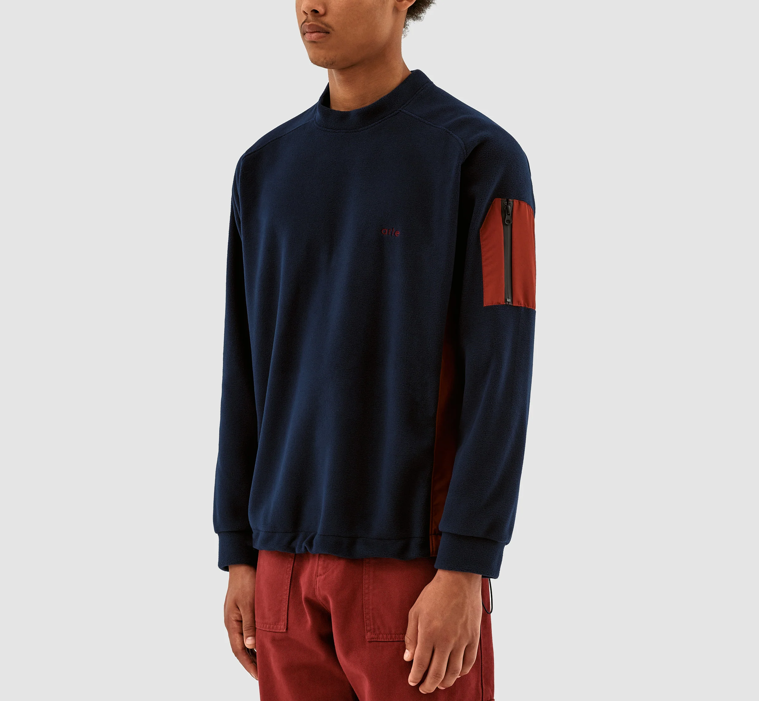 Cooper Crewneck - Marine/Bordeaux - Image 4