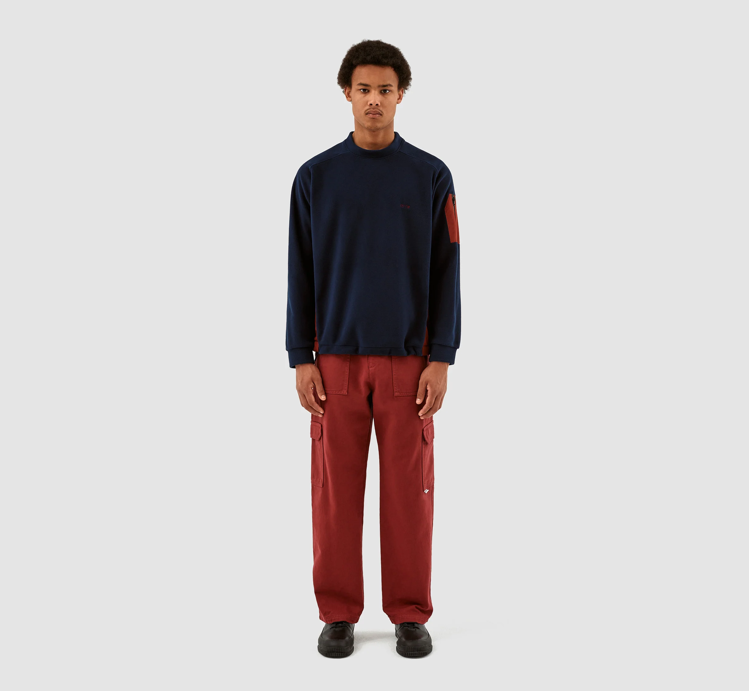 Cooper Crewneck - Marine/Bordeaux - Image 5