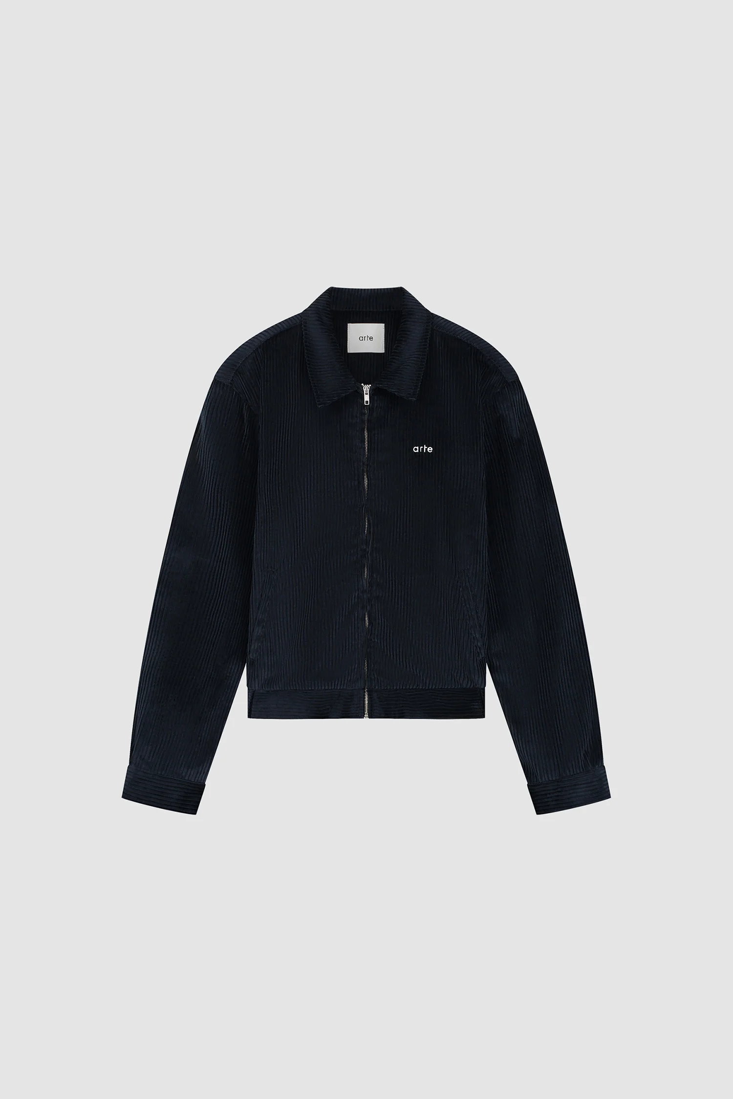 Veste en velours côtelé - Bleu marine - Image 9