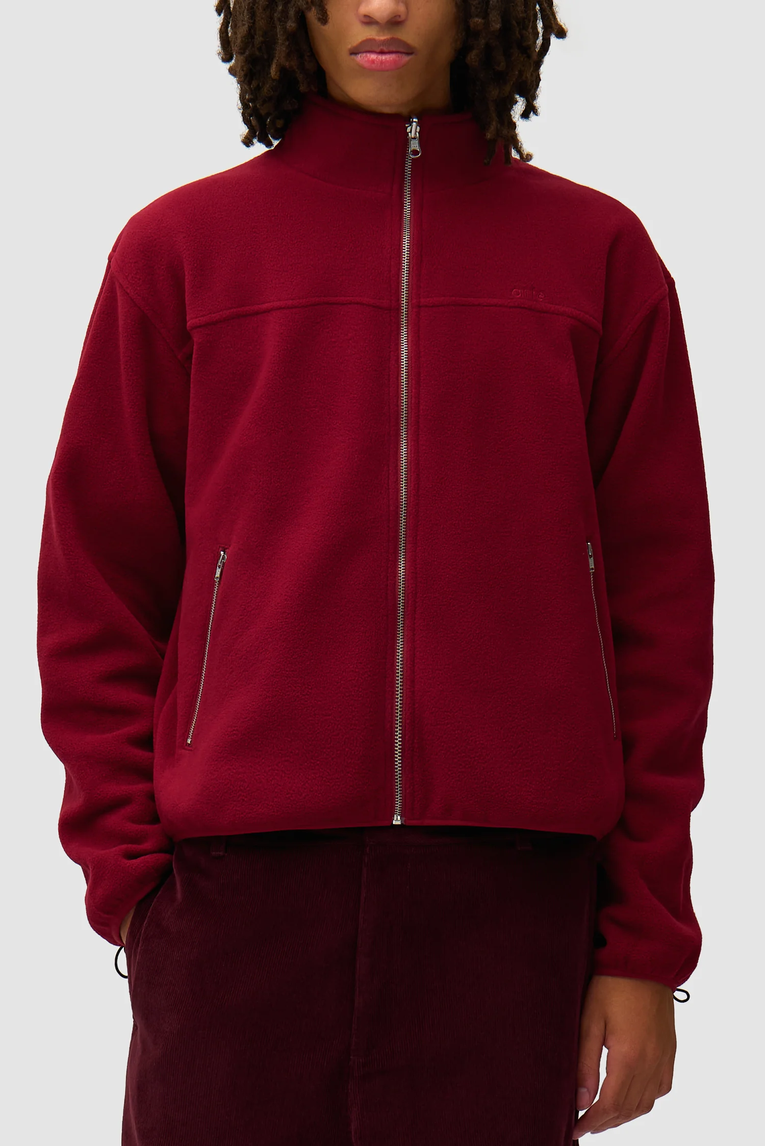 Veste technique en velours côtelé - Bordeaux - Image 8