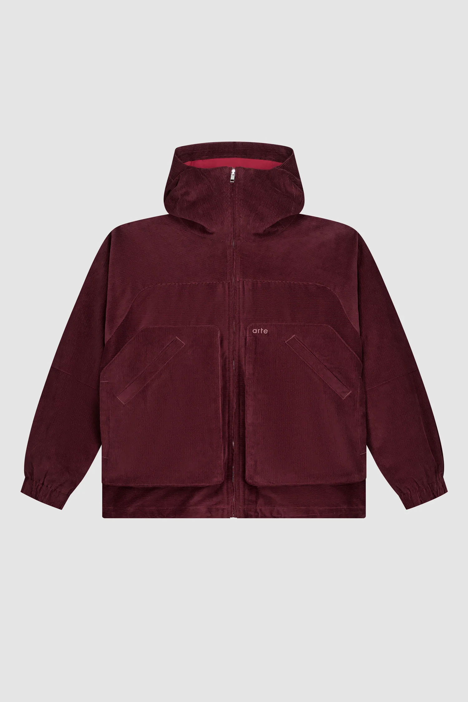 Veste technique en velours côtelé - Bordeaux - Image 9