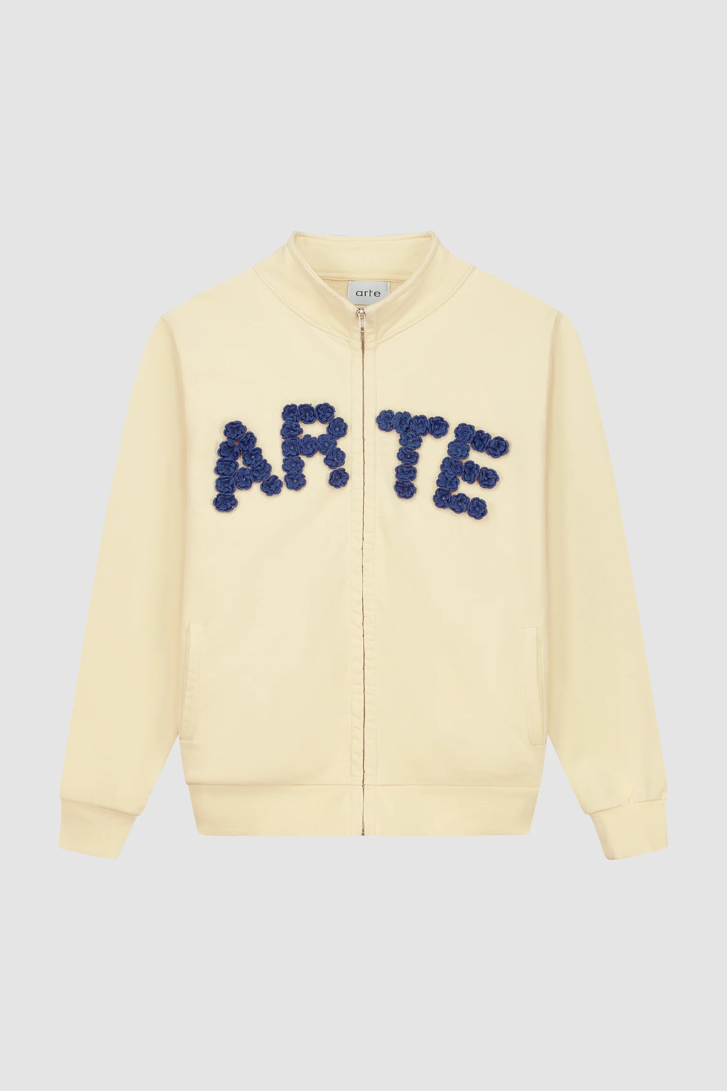 Veste à fleurs en crochet - Crème - Image 8