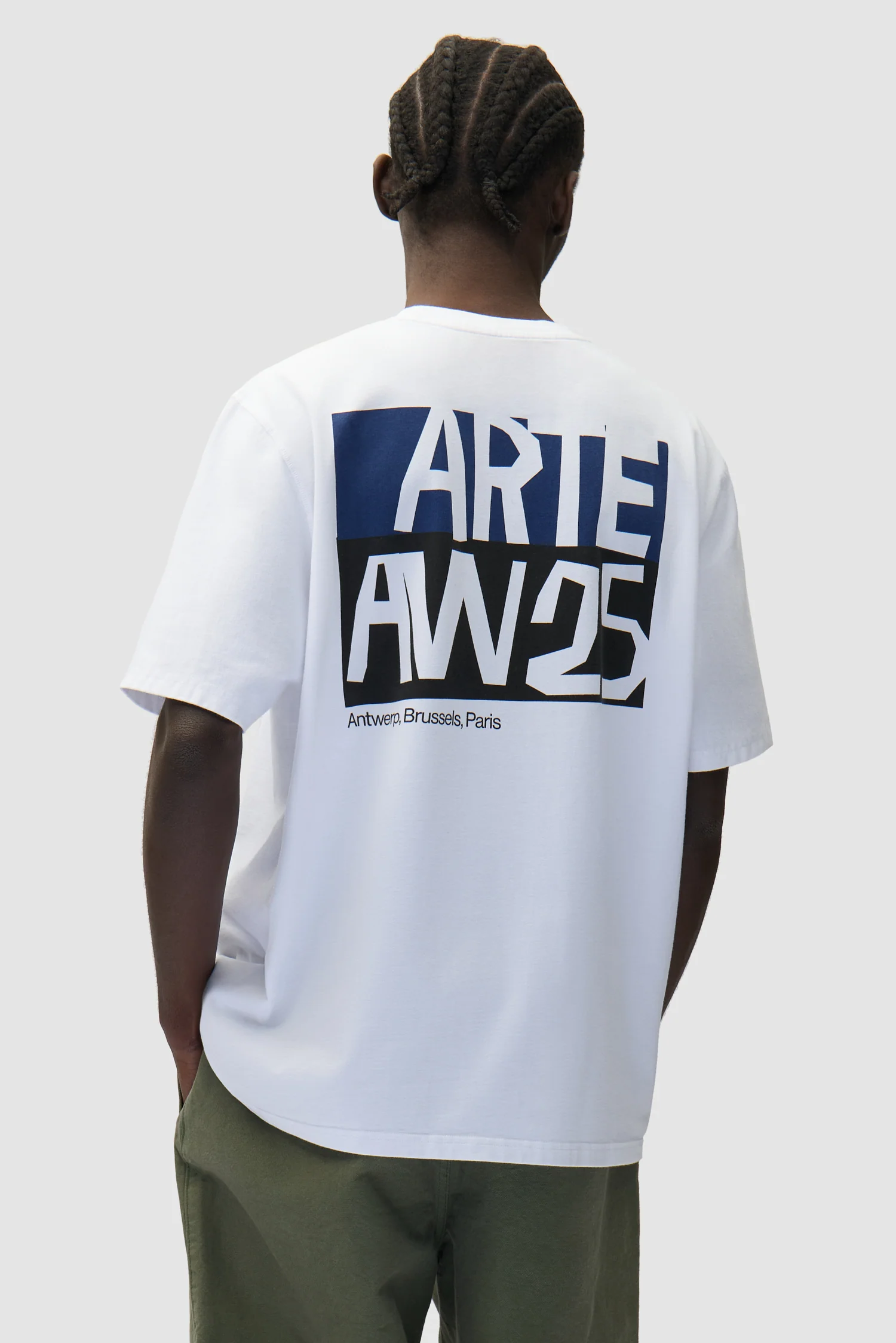 T-shirt imprimé à découpes - Blanc - Image 2