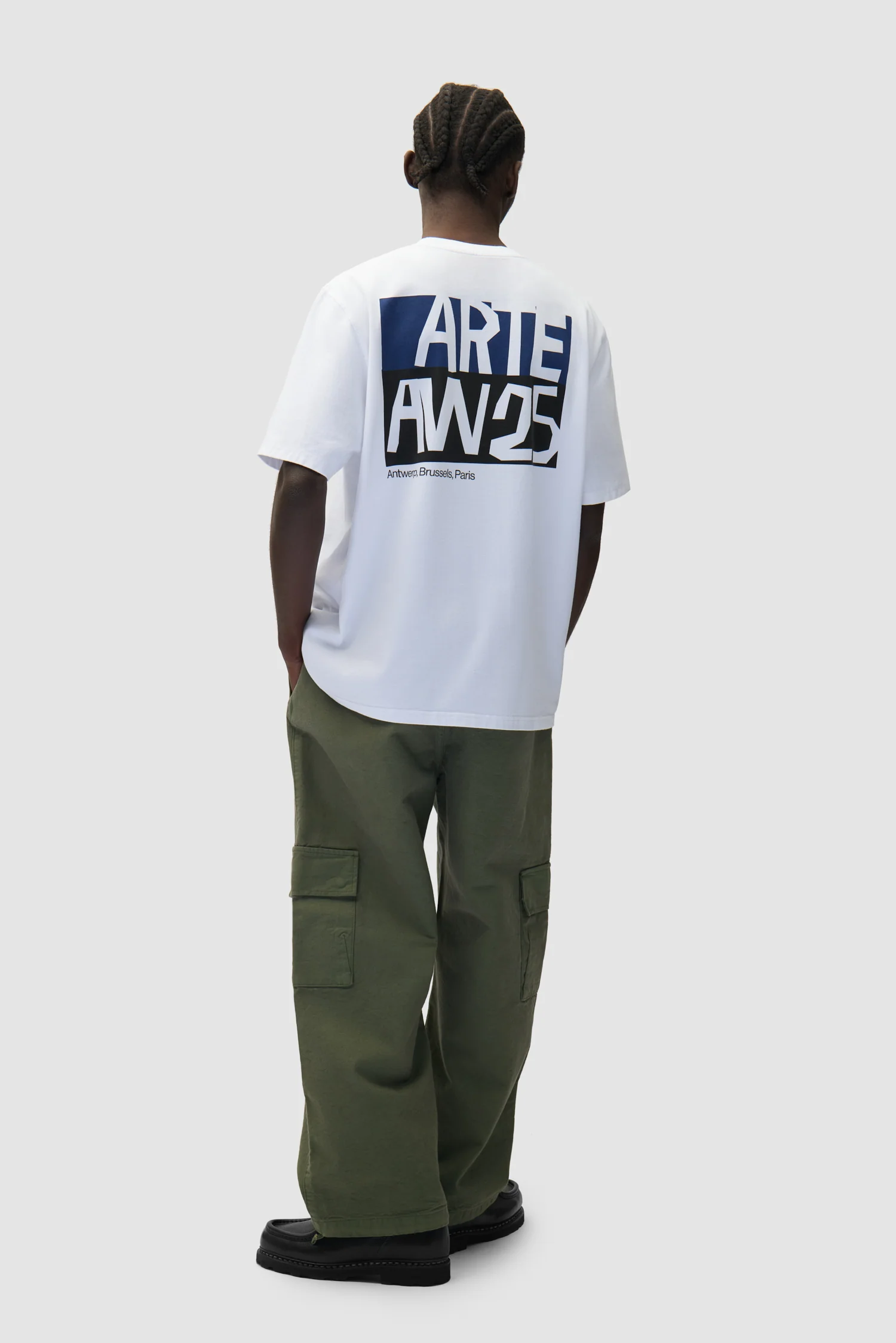 T-shirt imprimé à découpes - Blanc - Image 4