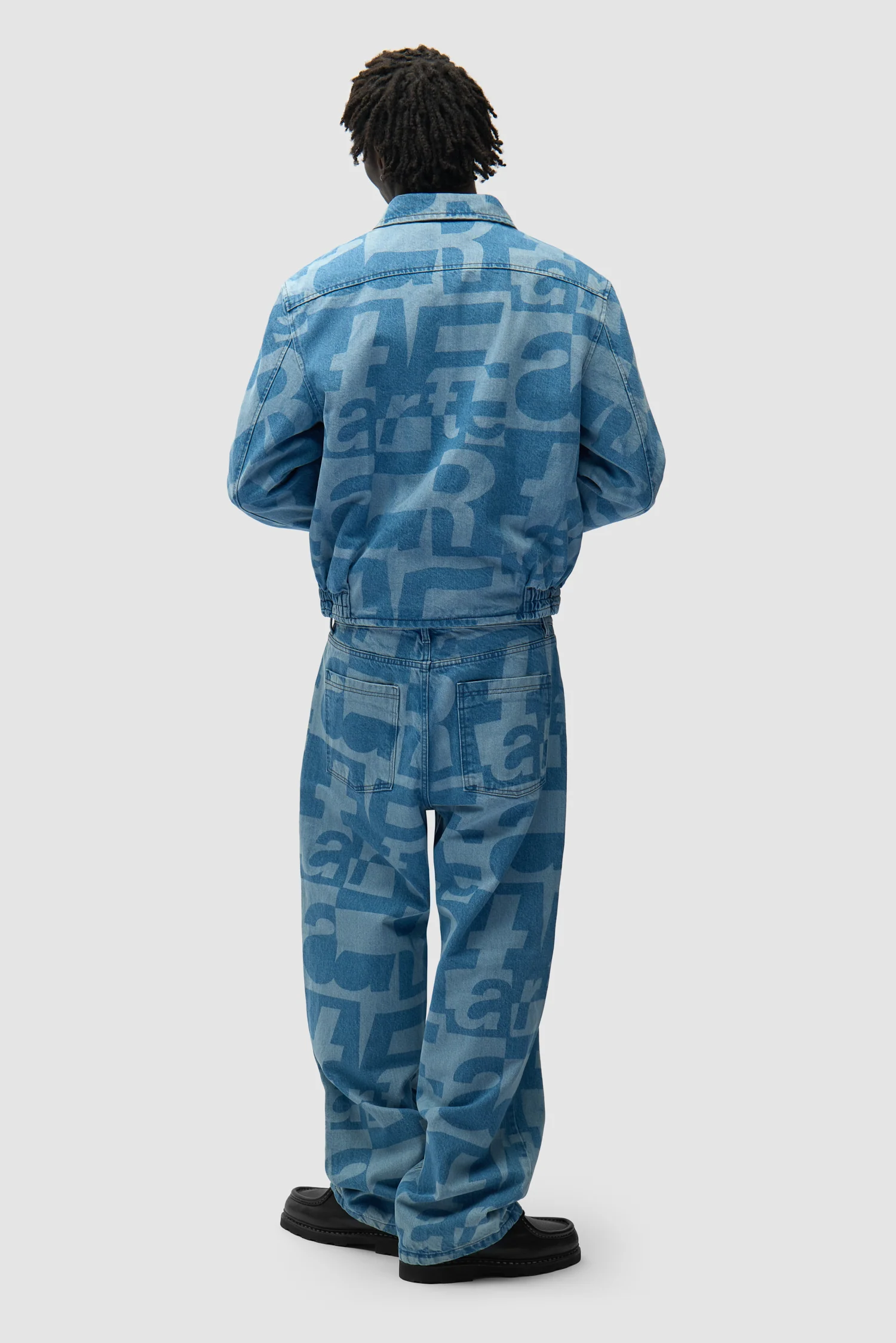 Veste en denim intégral - Denim brut - Image 6