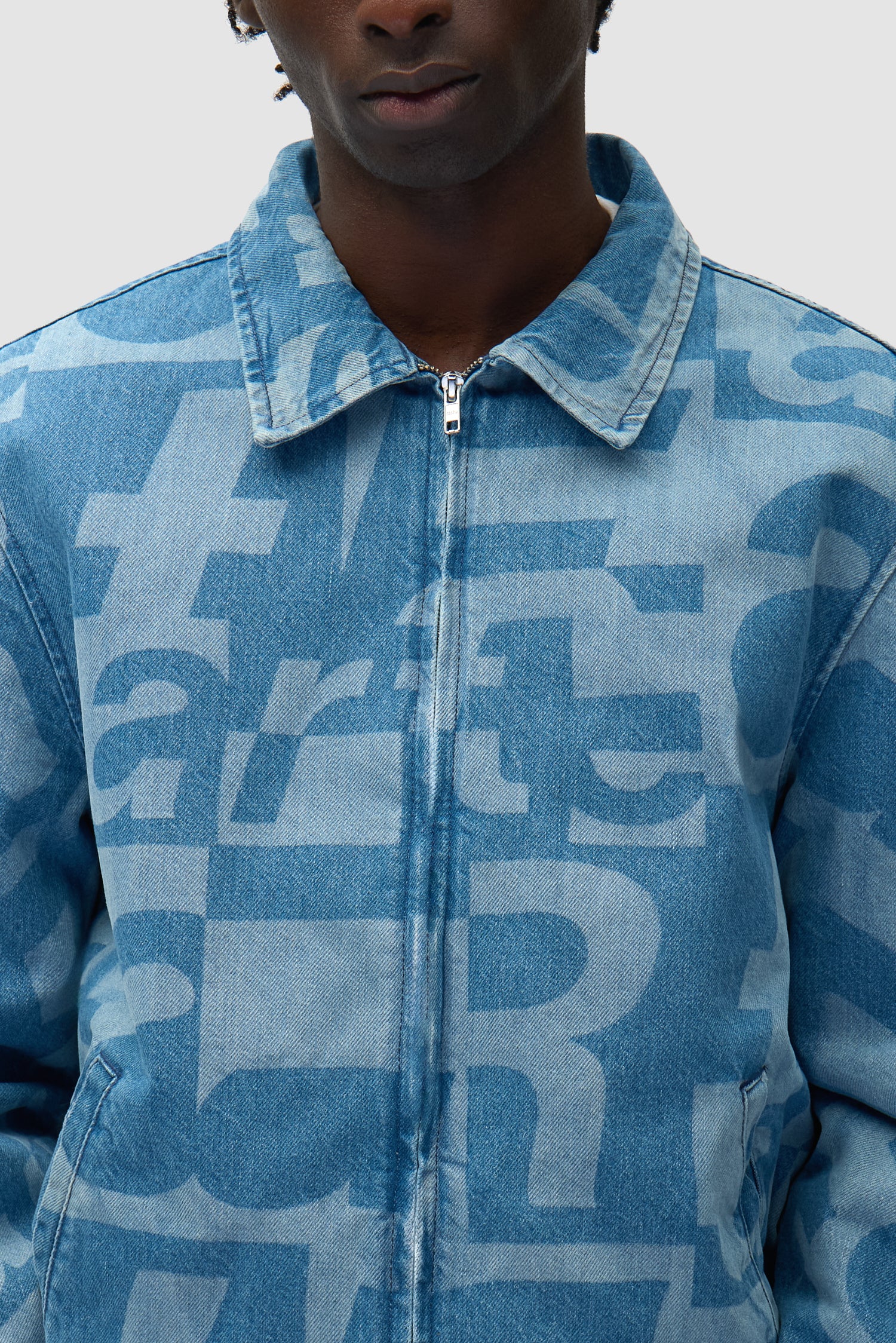 Veste en denim intégral - Denim brut - Image 8