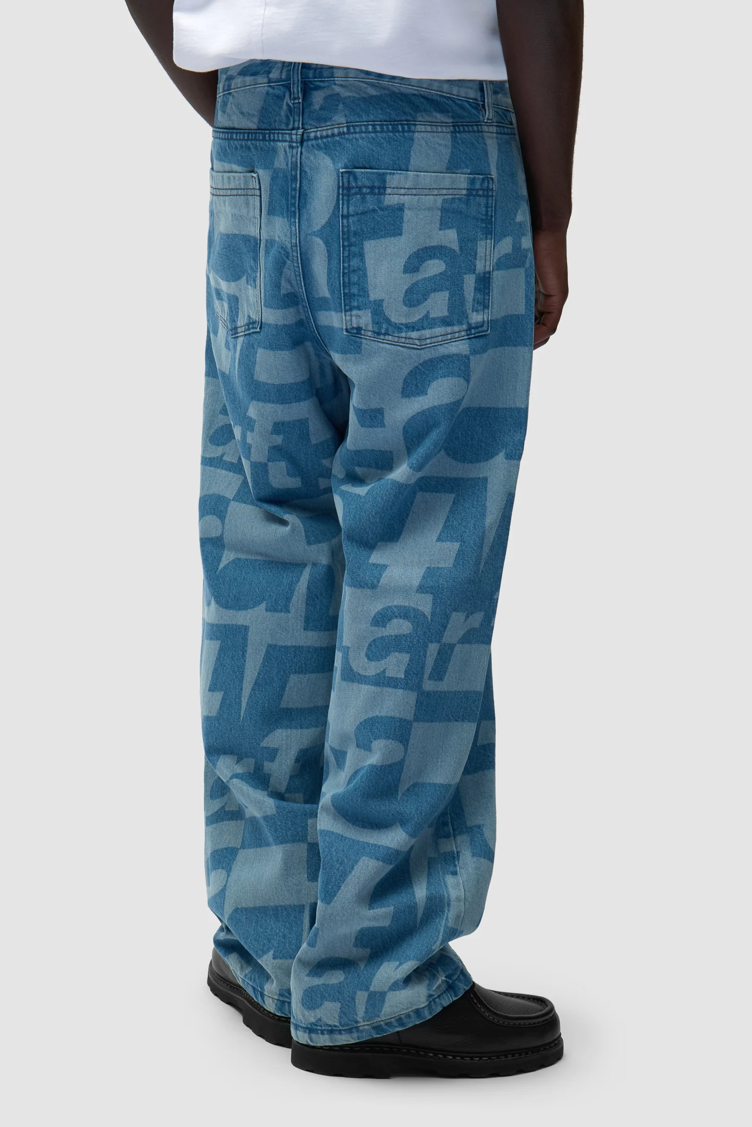 Pantalon en denim intégral - Denim brut - Image 4