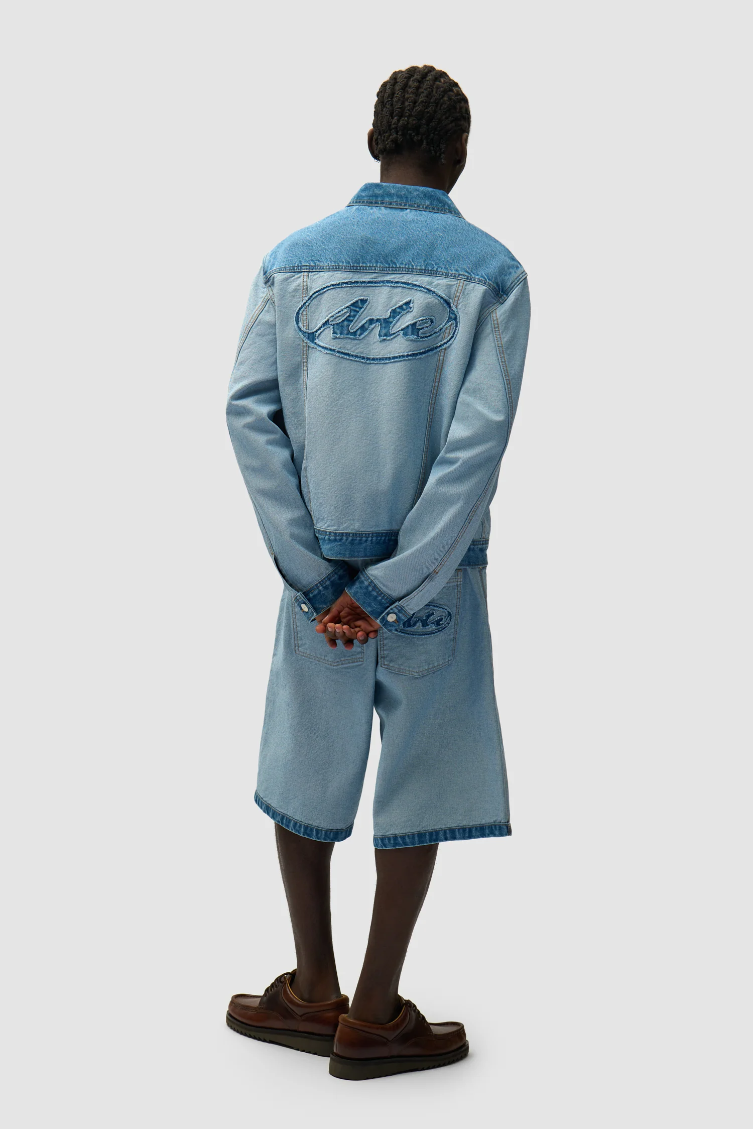 Veste en denim Inside/Out - Denim Bleach - Image 6