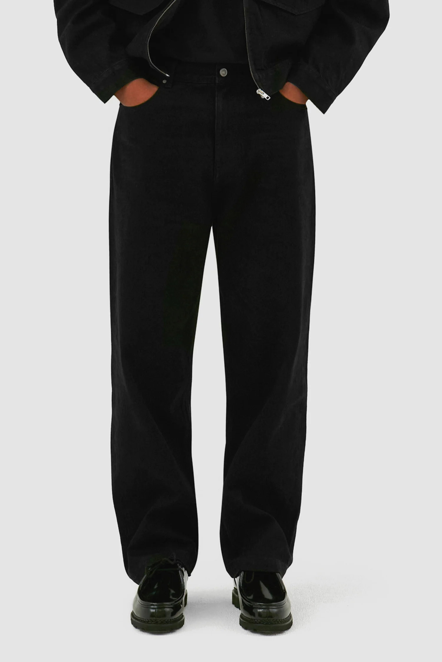 Pantalon en denim - Noir - Image 2