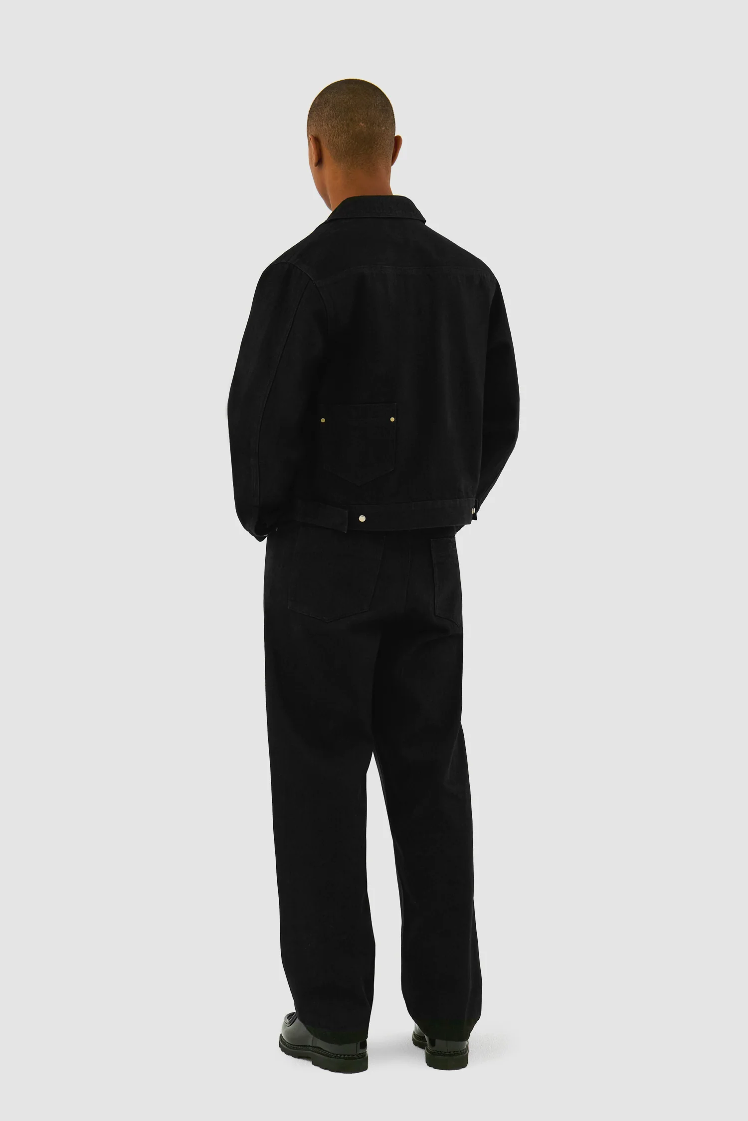 Pantalon en denim - Noir - Image 6